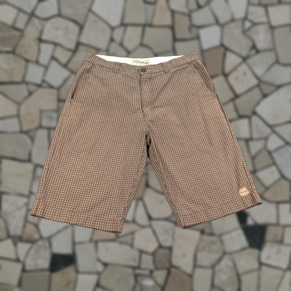 Billabong Billabong Shorts Mens 32 Brown White Plaid Chino Skateboarding Skate Surf Skater Size US 32 / EU 48 - 1 Thumbnail
