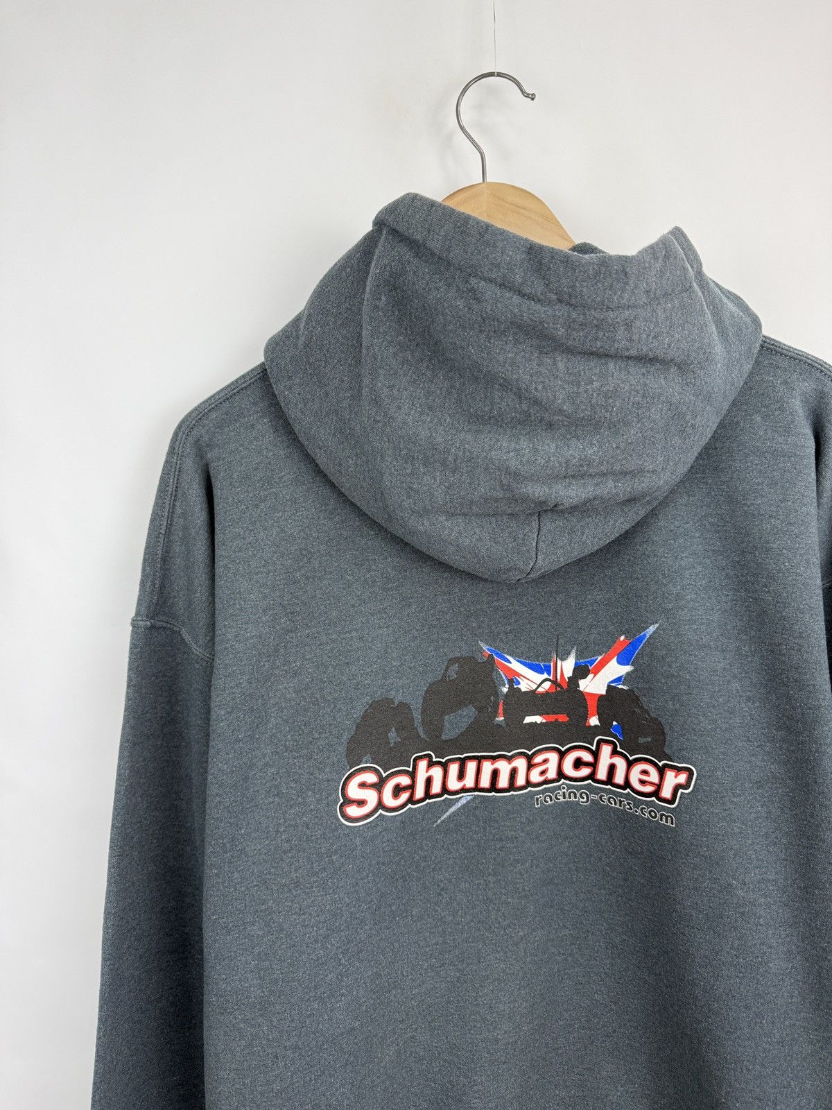 Ferrari 🇬🇧 Vintage 2000s Michael Schumacher F1 Racing Car Hoodie RC Size US L / EU 52-54 / 3 - 8 Thumbnail