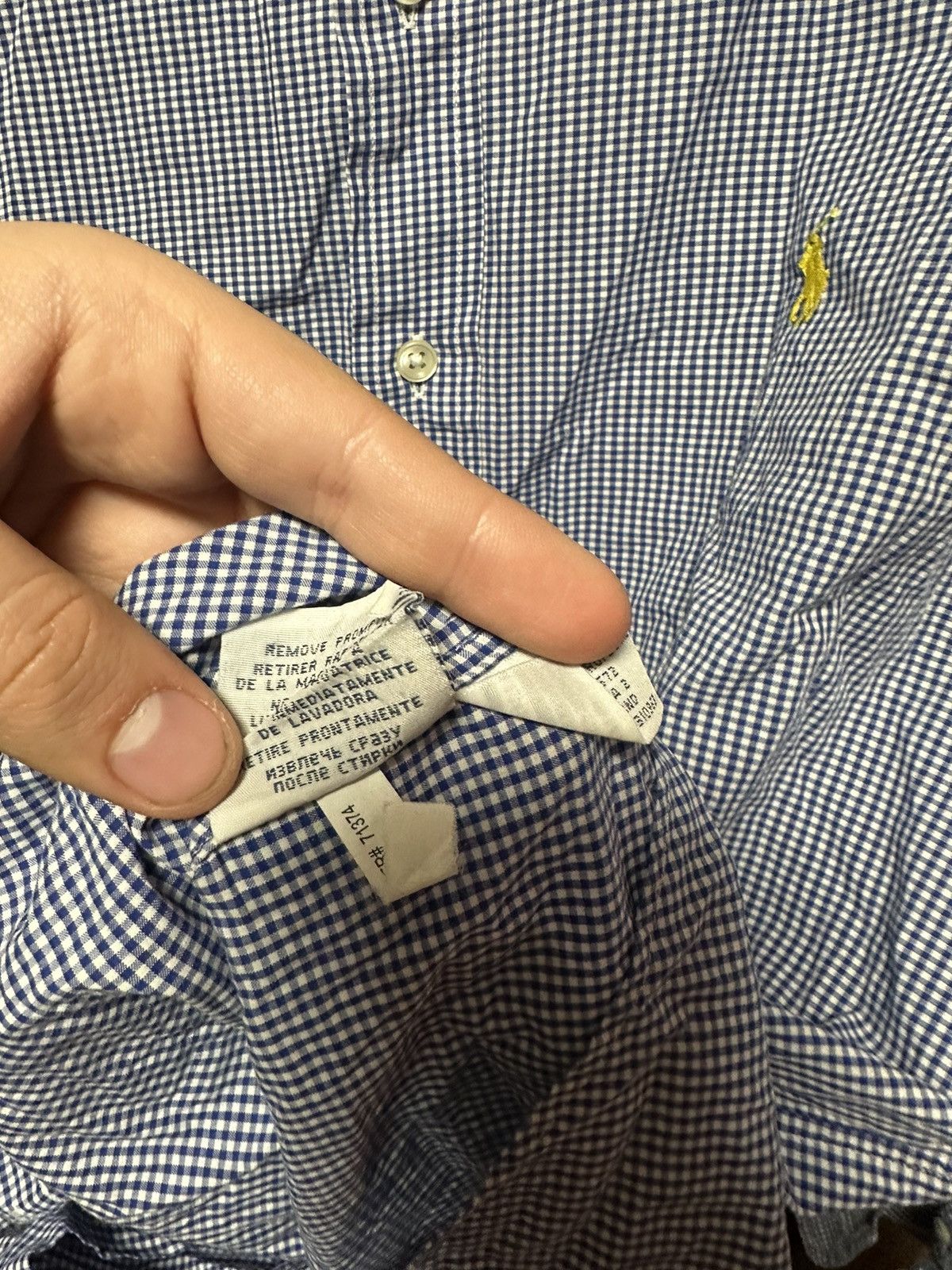 Polo Ralph Lauren Polo Ralph Lauren Blue and White Shirt Button Ups Size US L / EU 52-54 / 3 - 8 Thumbnail
