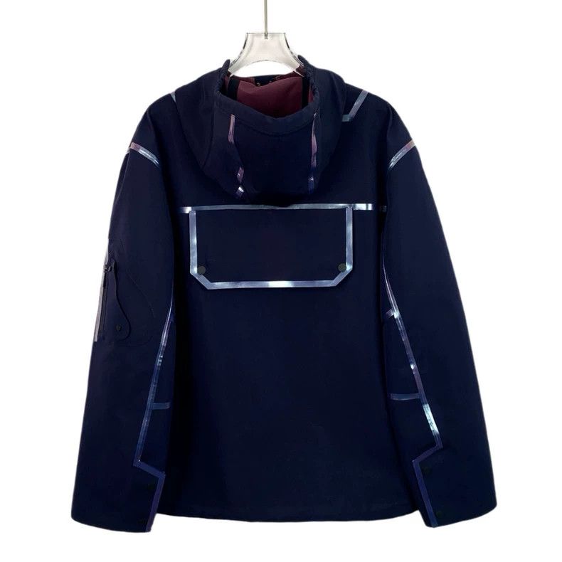 Dior Dior Dark blue reflective strip hooded zipper long-sleeved Size US S / EU 44-46 / 1 - 2 Thumbnail