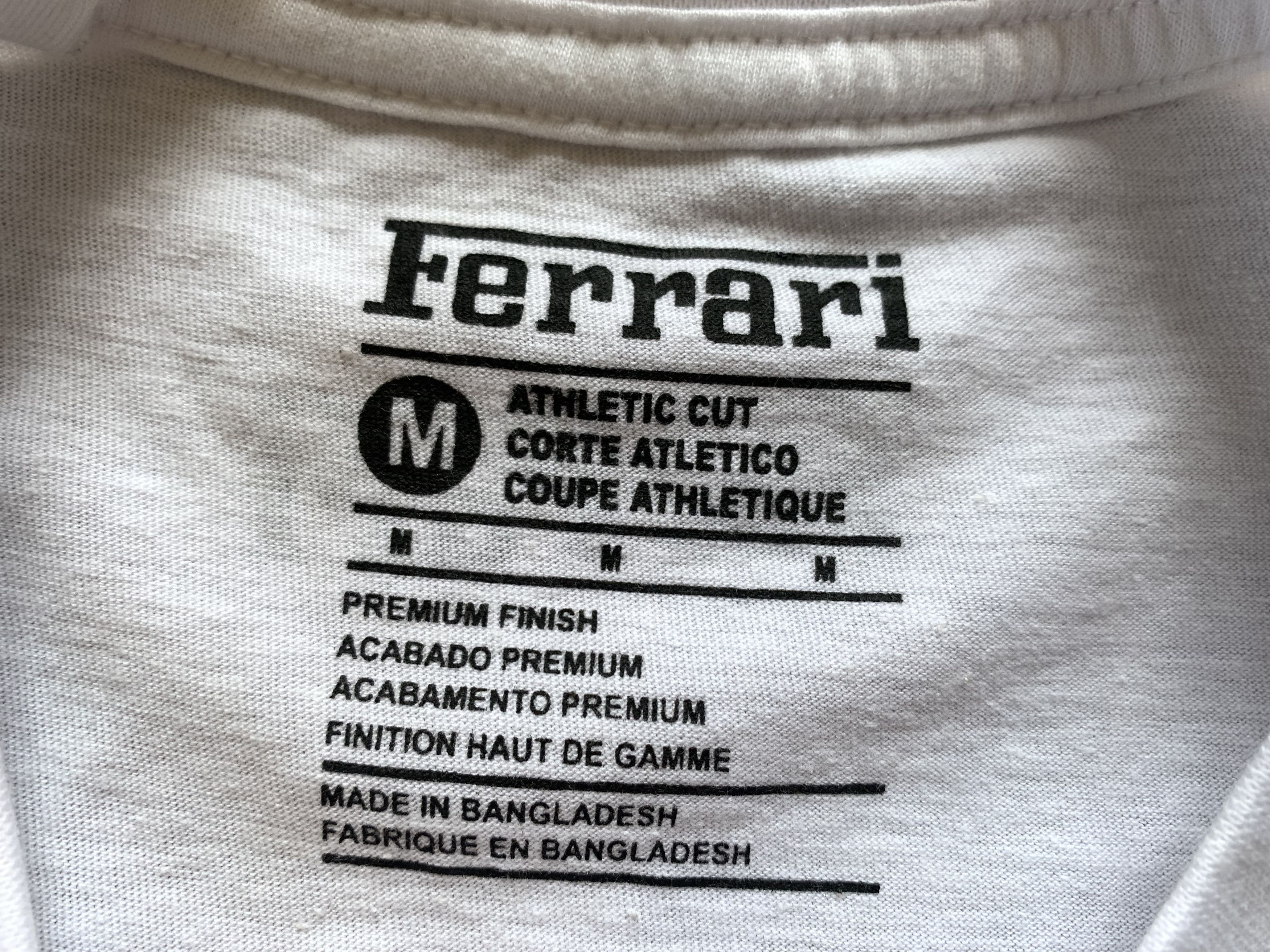 Ferrari × Vintage Women's Ferrari Printed T Shirt Size M / US 6-8 / IT 42-44 - 6 Thumbnail
