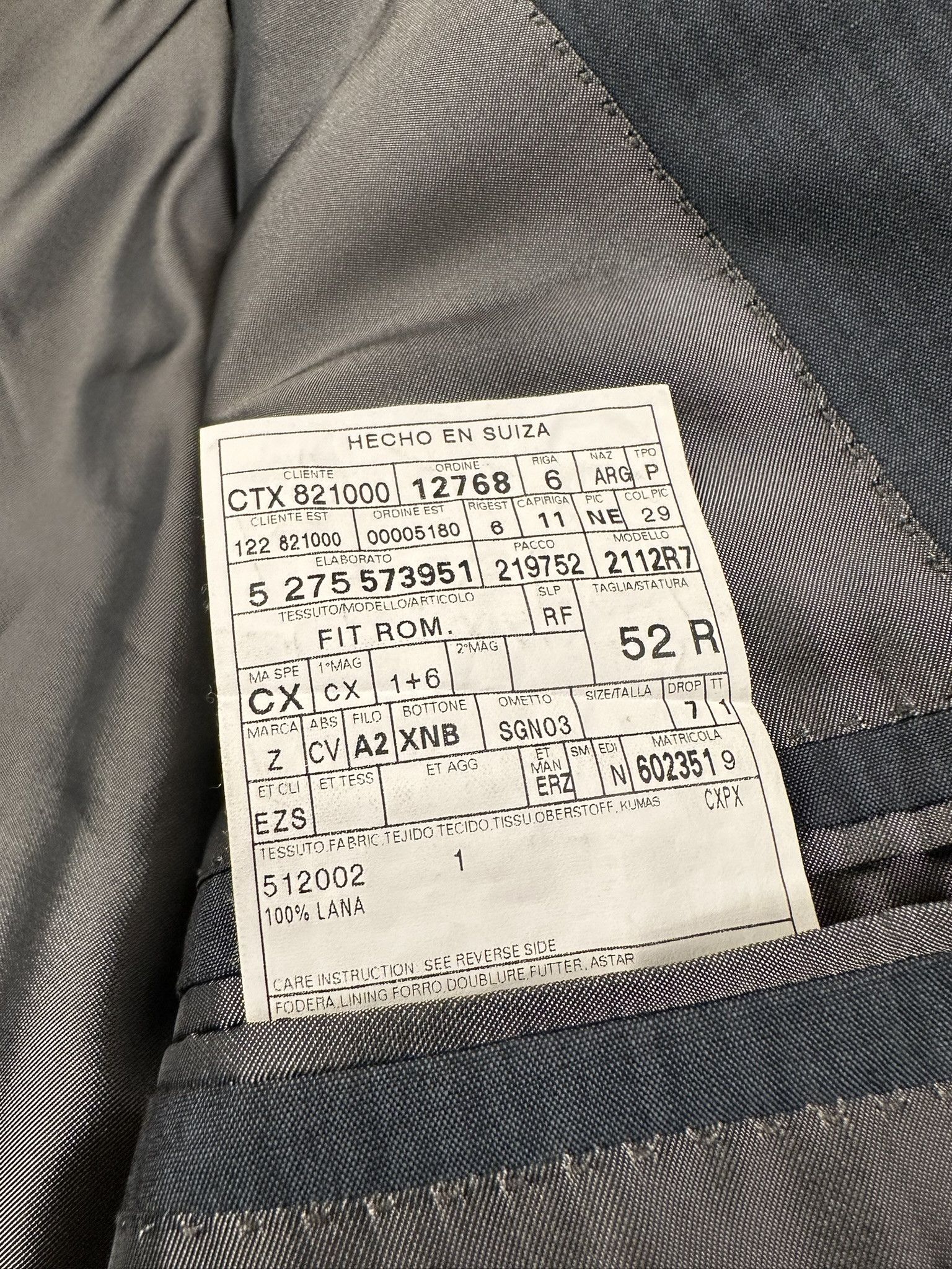 Ermenegildo Zegna Ermenegildo Zegna Wool Luxury Blazer Size 52R - 16 Thumbnail