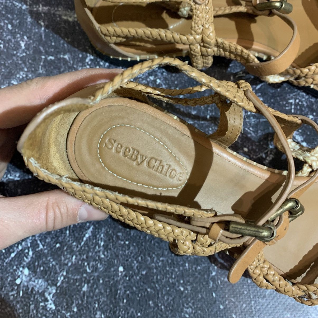 See by Chloe See By Chloé Women’s Leather Sandals Size 41.5 Size US 11.5 / IT 41.5 - 7 Thumbnail