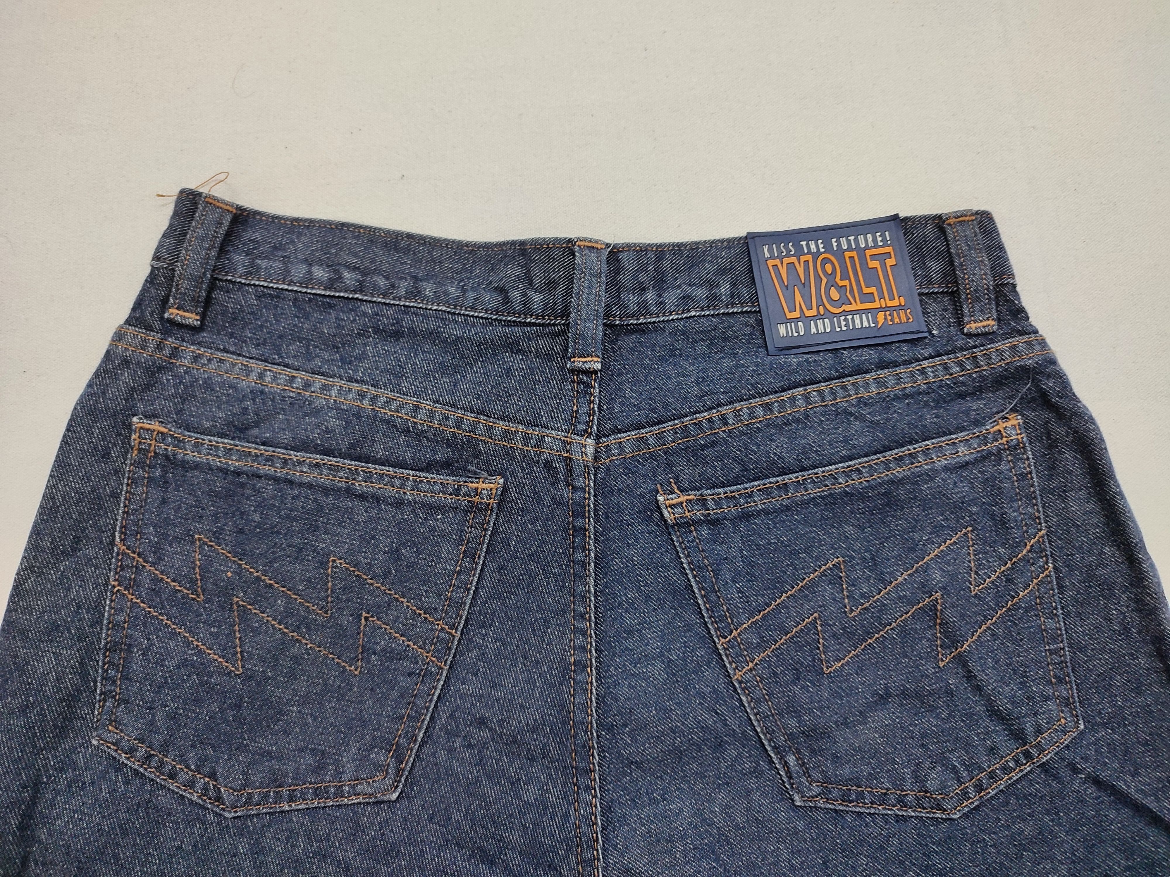 W&LT × Walter Van Beirendonck W&LT Kiss The Future Women Jeans Size 29" - 11 Thumbnail