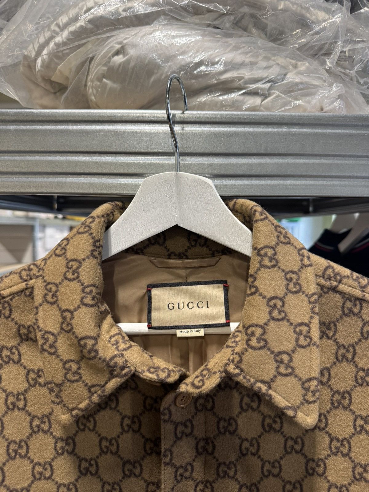 Gucci Gucci GG Padded Wool Overshirt Jacket NEW 3000$ Size US S / EU 44-46 / 1 - 3 Thumbnail