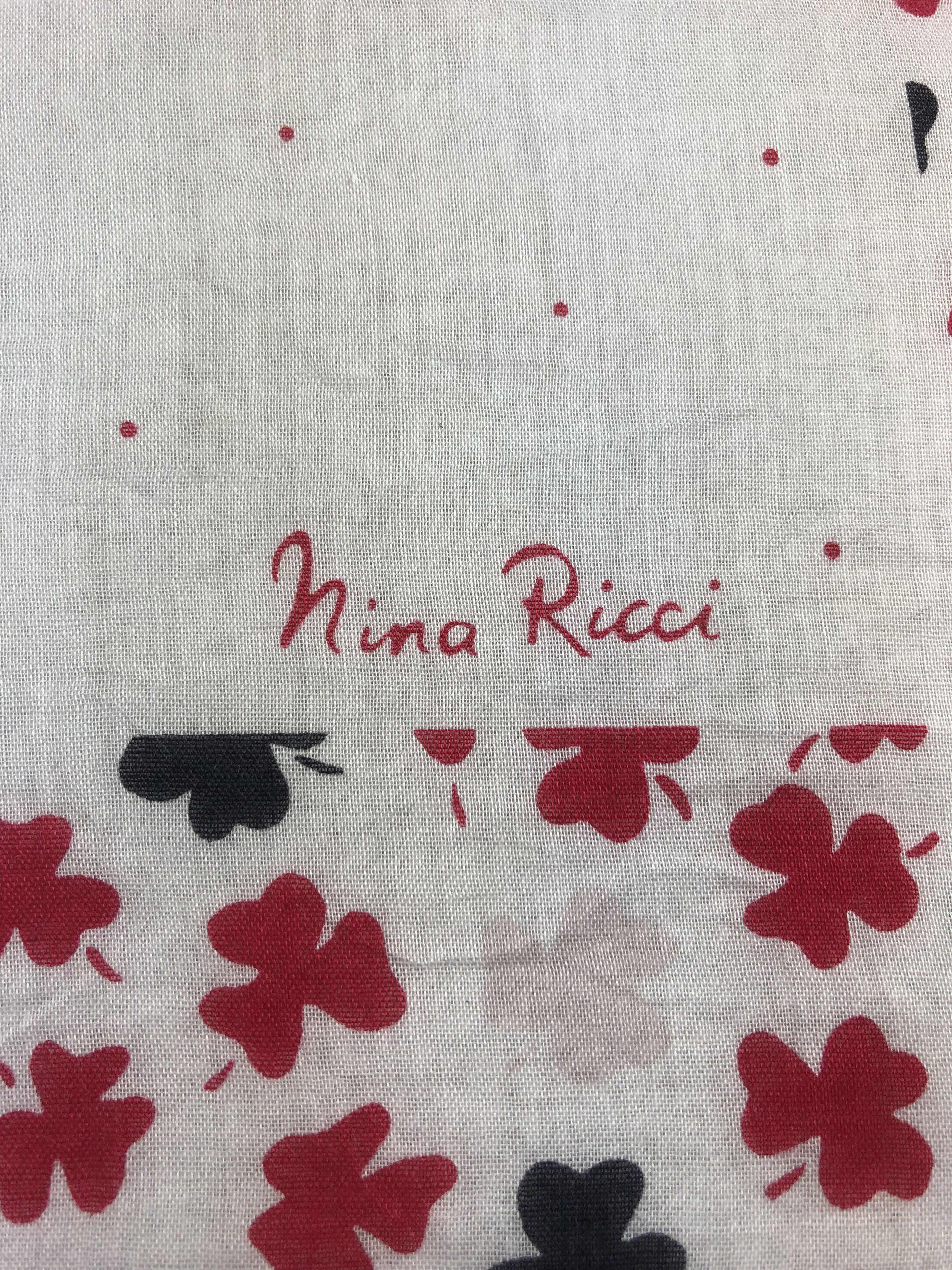Nina Ricci × Vintage Nina Ricci Handkerchief / Bandana / Neckerchief Size ONE SIZE - 5 Thumbnail