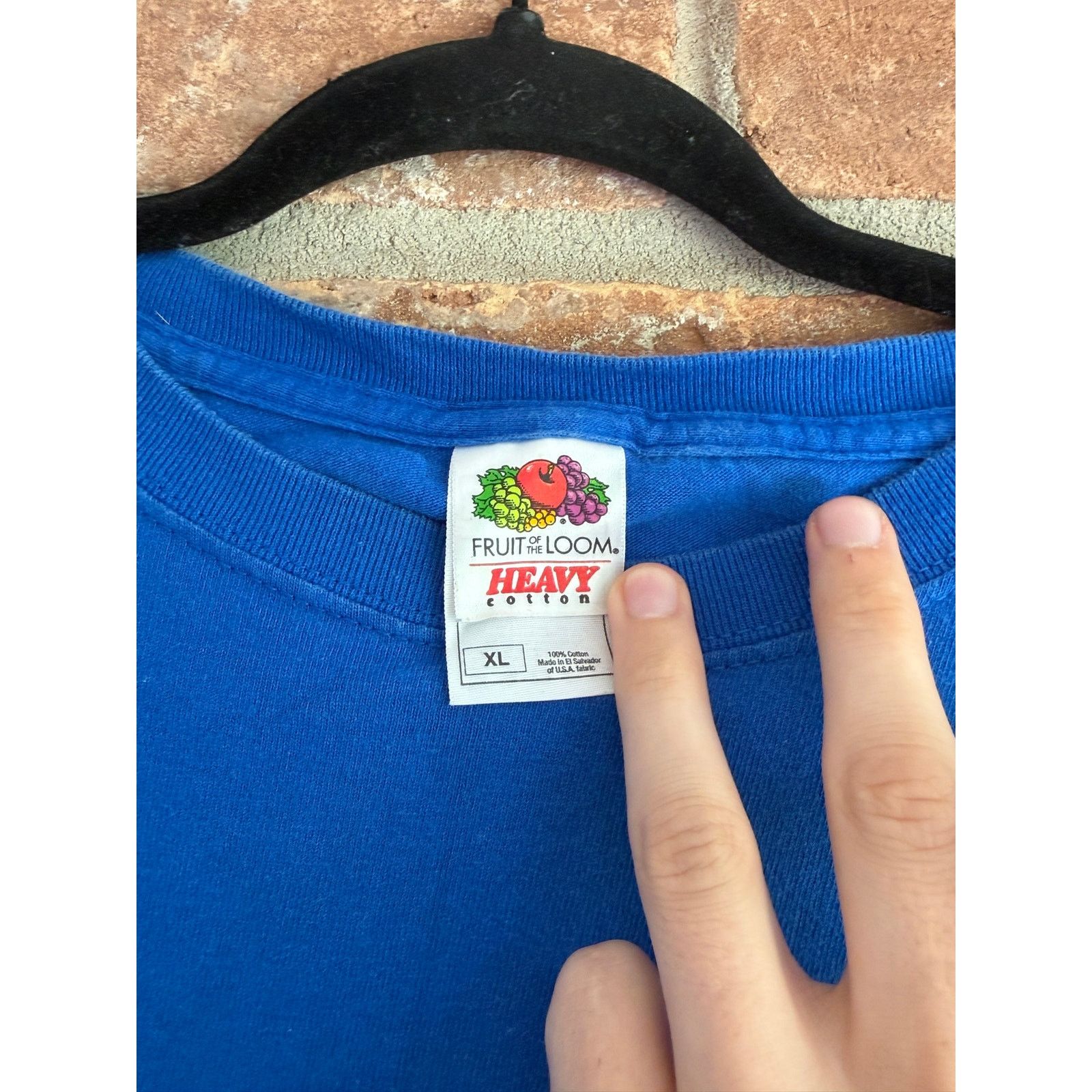 Fruit Of The Loom Vintage USAF Wolfpack 331st Graphic Tee XL Blue Size US XL / EU 56 / 4 - 6 Thumbnail