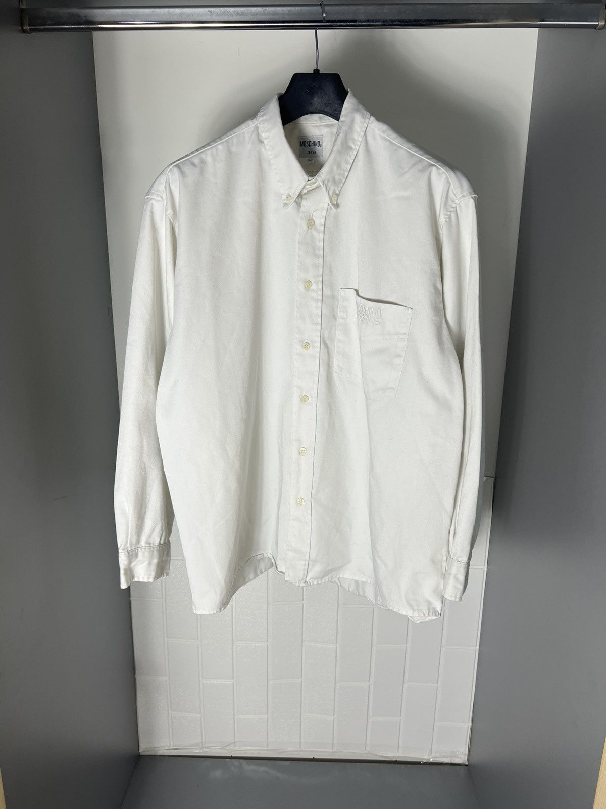 VERY RARE LOVE MOSCHINO LONG SLEEVE SHIRT DESIGNER Y2K 90s