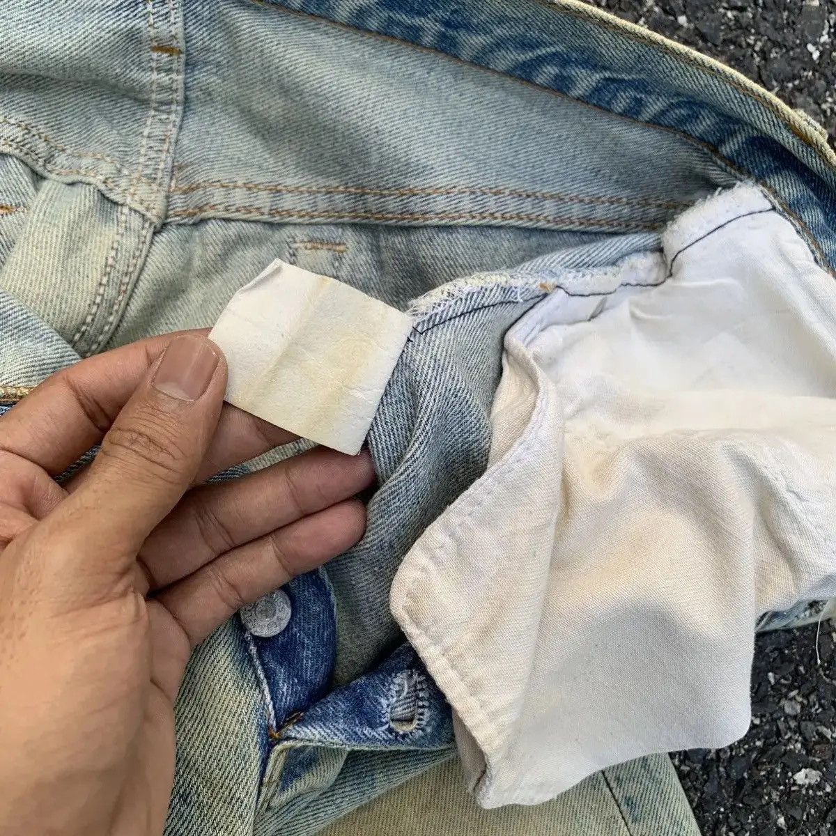 Levi's 💥STEALS💥 Vintage Levi’s Rusty Dirty Distressed Denim Pants Size US 29 - 10 Thumbnail