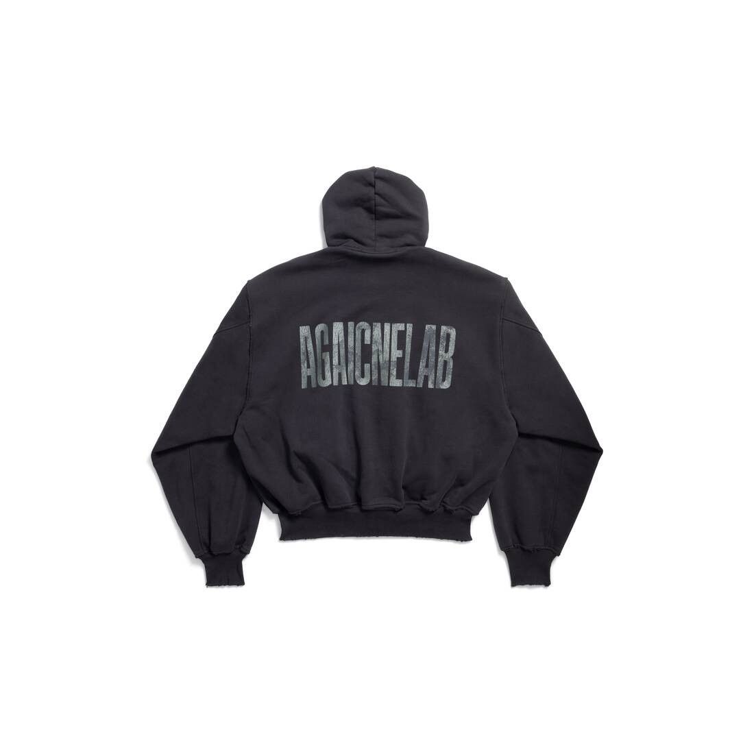 Balenciaga o1la1rc1a0925 Agaicnelab Hooded Bomber Jacket in Black Size US S / EU 44-46 / 1 - 6 Thumbnail