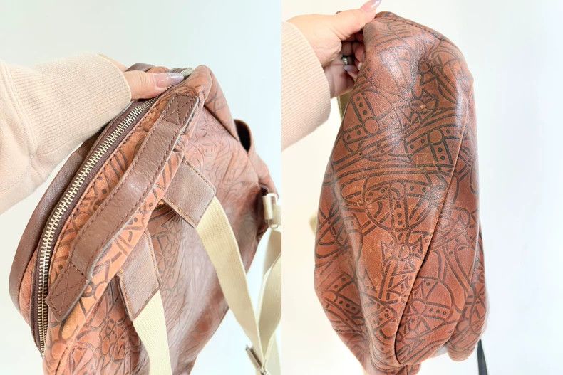 Other Vivienne Westwood size os Brown full stamp Saturn backpack Size ONE SIZE - 7 Thumbnail