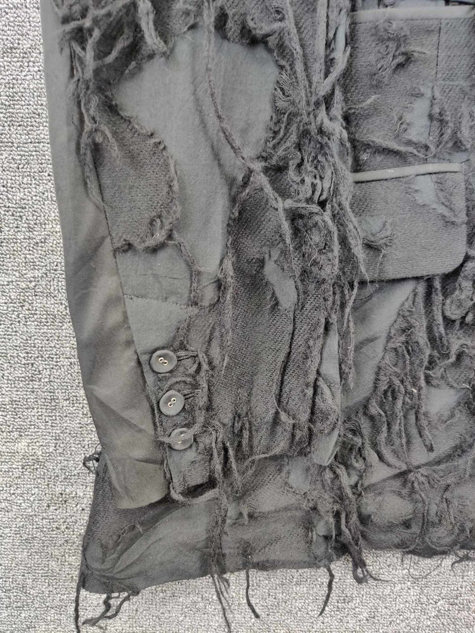 gomme Gomme Homme Maki Hiroshige Atelier Frayed Jacquard Jacket Size US M / EU 48-50 / 2 - 4 Thumbnail