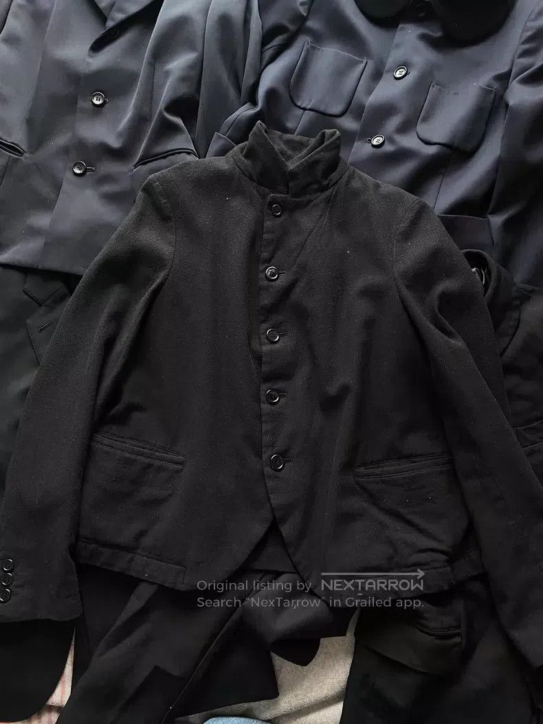 Comme des Garcons Comme Des Garcons Pointed Collar Wool Blazer, Two-Way Wool Size S / US 4 / IT 40 - 1 Thumbnail