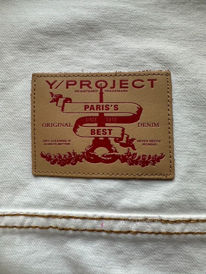Y/Project Y/Project 40 Asymmetric white bull coat jacket Size US XXS / EU 40 - 5 Thumbnail