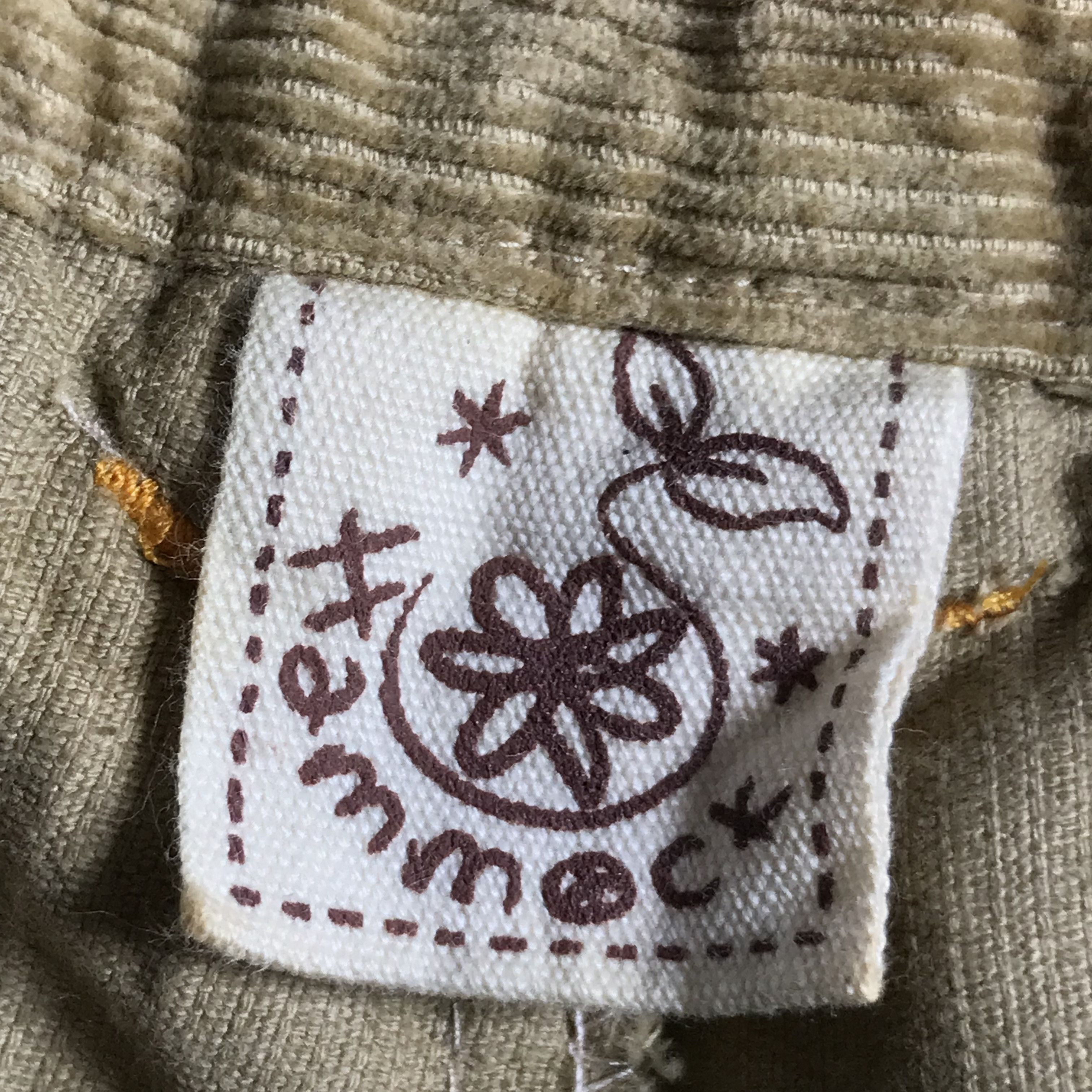 20471120 Japanese Brand Hammock Corduroy Hot Pants 3D Pockets Size 30" / US 8 / IT 44 - 4 Thumbnail