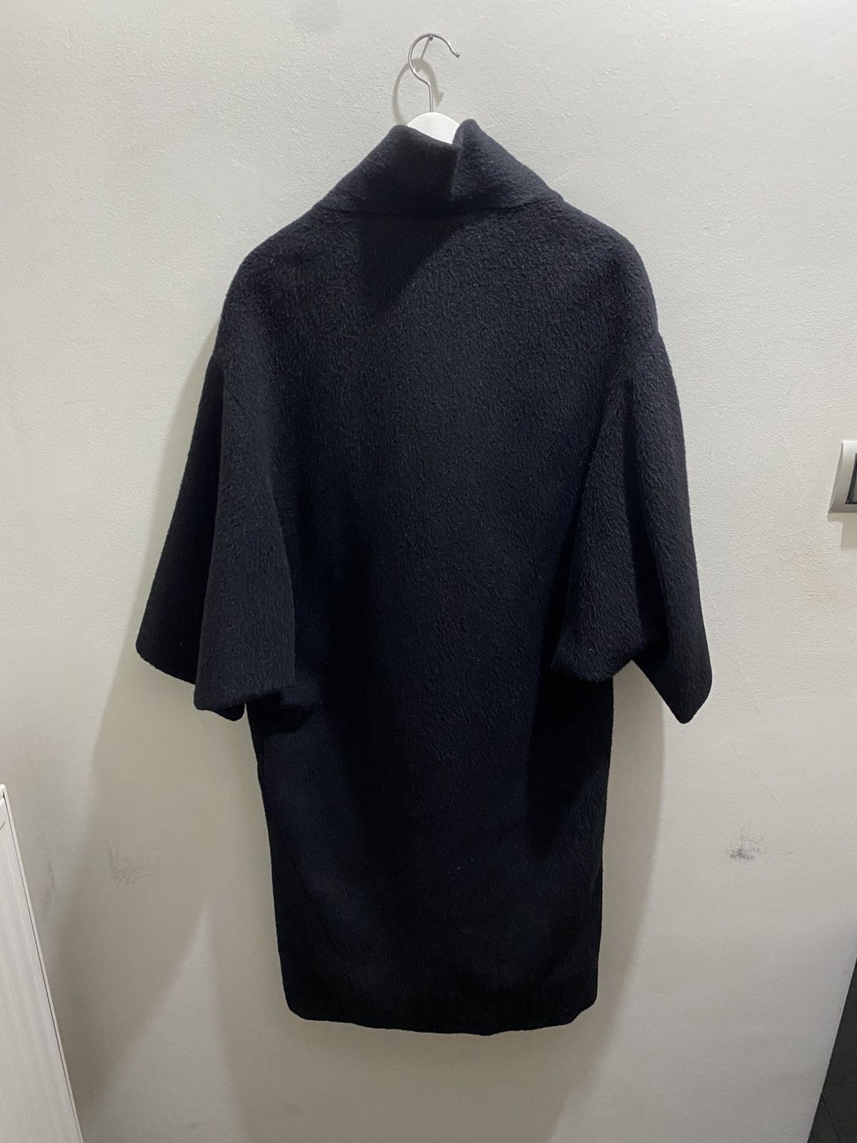 Ilaria Nistri ILARIA NISTRI BLACK WOOLEN COAT Size M / US 6-8 / IT 42-44 - 2 Thumbnail