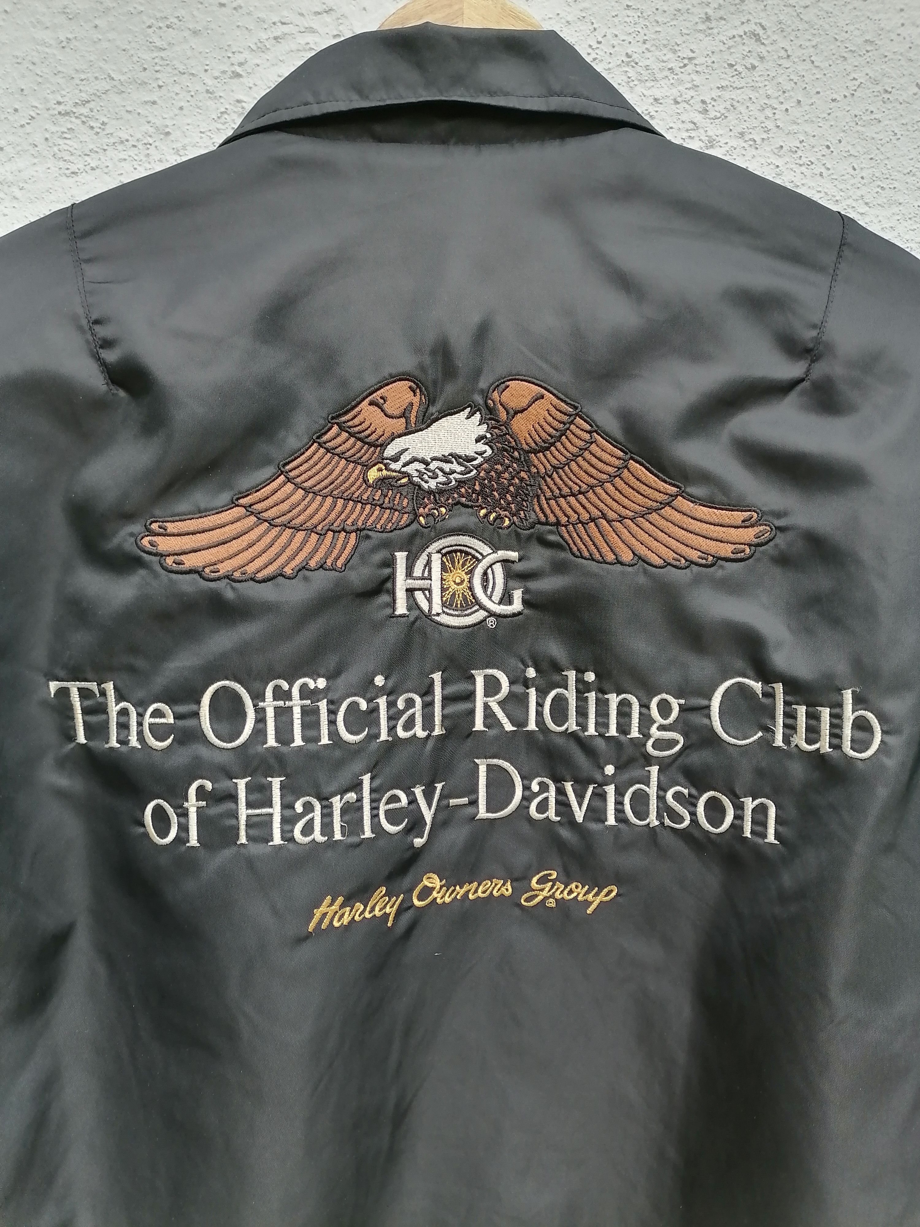 Harley Davidson × Vintage Harley Davidson HOG Eagle Logo Bomber Jackets Size US M / EU 48-50 / 2 - 2 Thumbnail