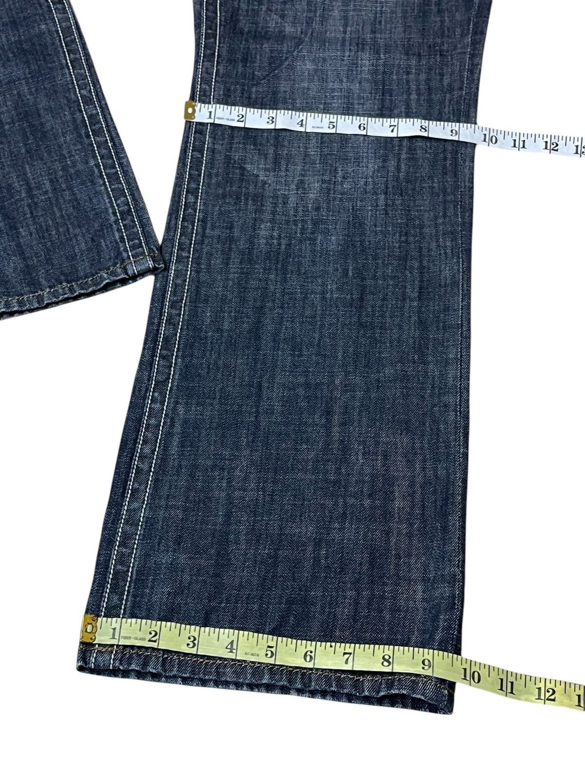 Japanese Brand ARCHIVE JAPANESE CULTURE EXTREME COUTURE STRAIGHT CUT JEANS Size US 37 - 16 Thumbnail