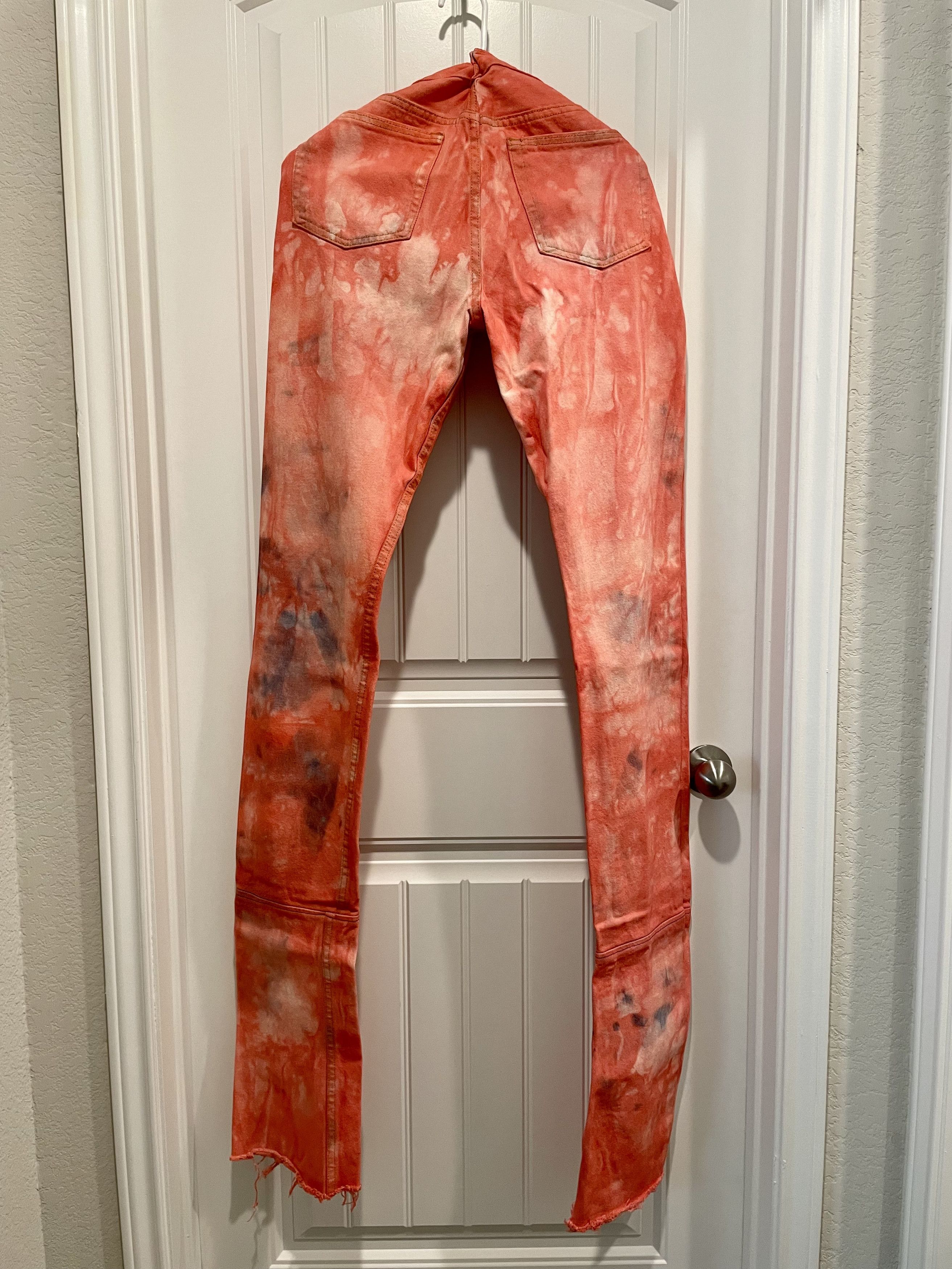 Vale Valelives Red Marble Denim Size US 32 / EU 48 - 4 Thumbnail