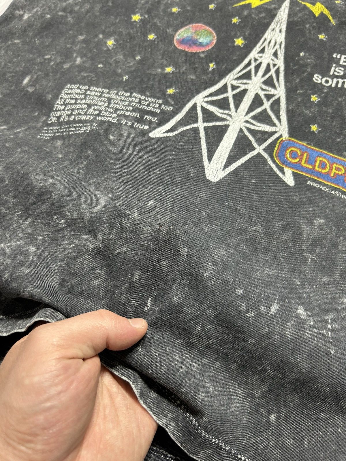 Band Tees Coldplay Alien Radio Music of the Spheres Band T-Shirt Size US M / EU 48-50 / 2 - 4 Thumbnail