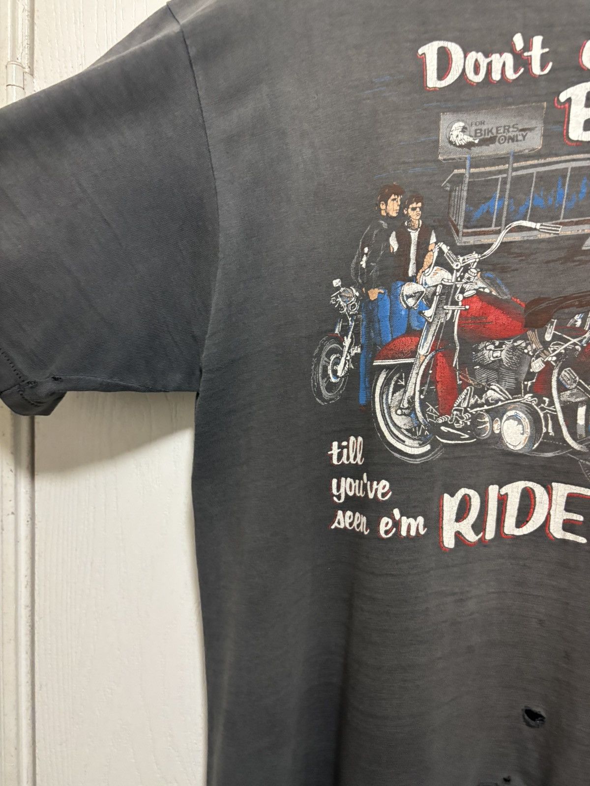 Harley Davidson Vintage 80s Harley-Davidson T-Shirt Size XL Size US XL / EU 56 / 4 - 7 Thumbnail