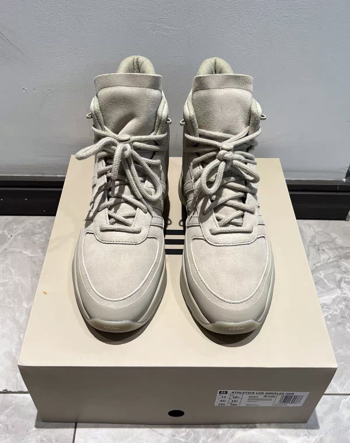 Fear of God Fear of God x Adidas High Tops J42 Size US 11 / EU 44 - 2 Thumbnail