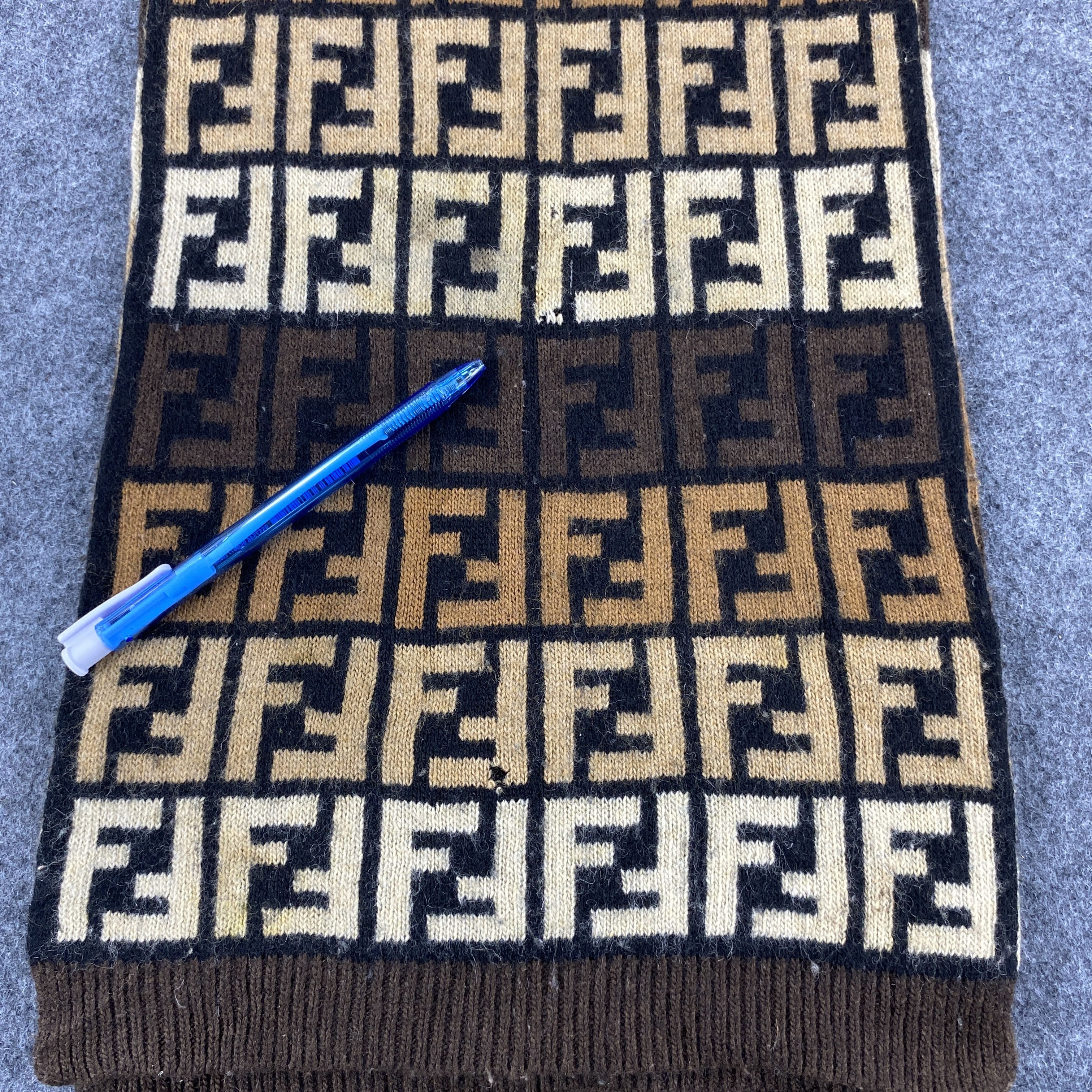 Fendi × Vintage FENDI Scarf # Muffler # Neckwear # D550 Size ONE SIZE - 6 Thumbnail