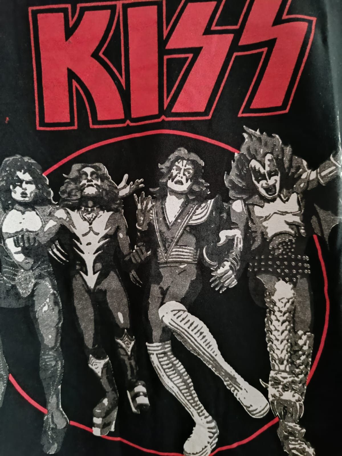 Band Tees × Vintage Black Rock Kiss T-shirt Size US S / EU 44-46 / 1 - 4 Thumbnail
