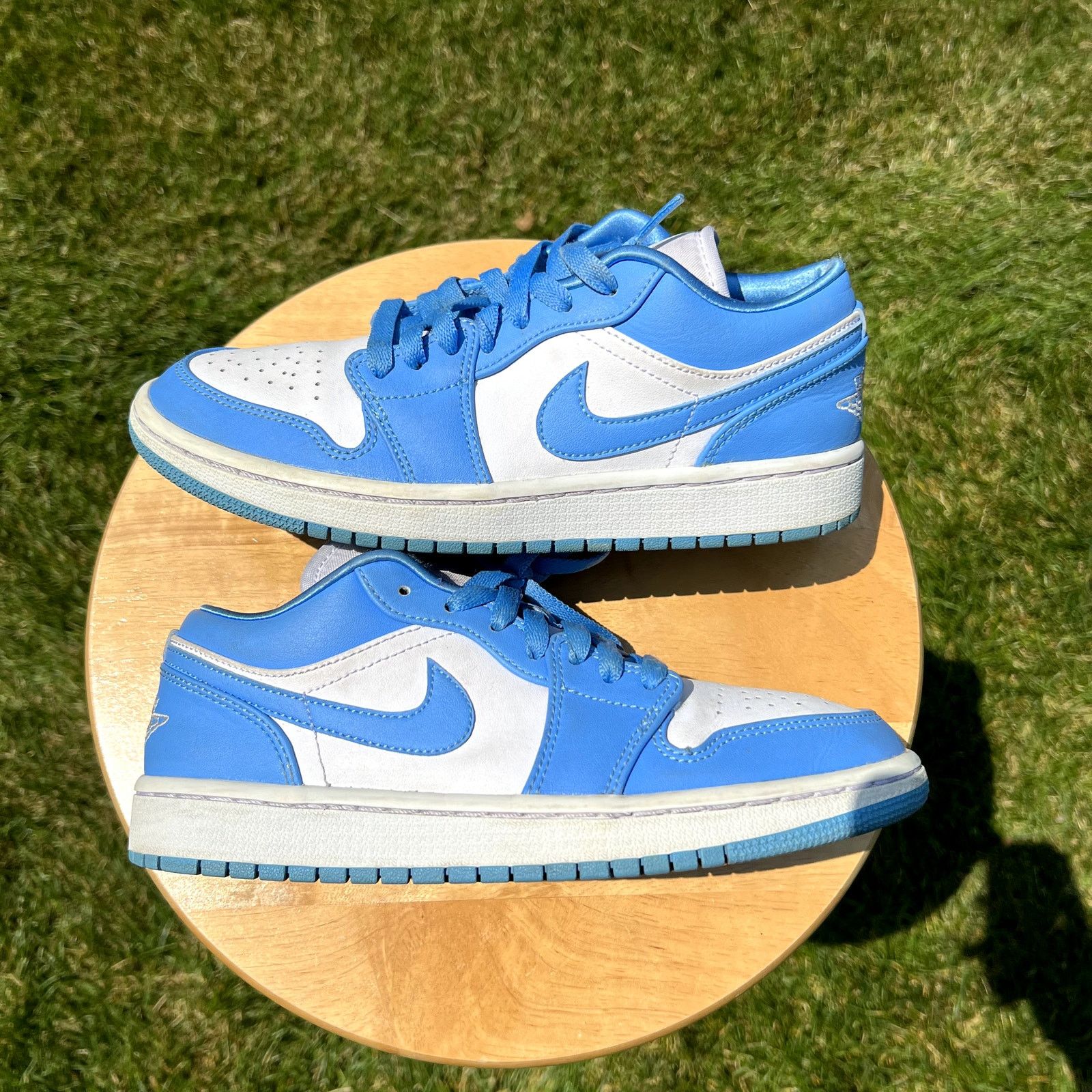 Jordan Brand × Nike Wmns Nike Air Jordan 1 Low UNC Women's Shoes - Size 7.5 Size US 7.5 / IT 37.5 - 3 Thumbnail