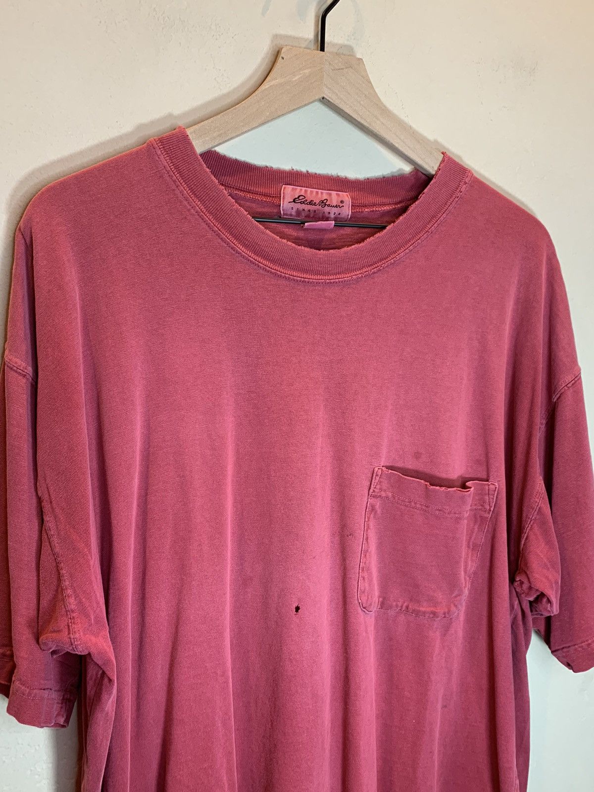 Eddie Bauer RARE* Vintage 90’s Eddie Bauer Distressed Faded Pocket Shirt Size US XL / EU 56 / 4 - 2 Thumbnail