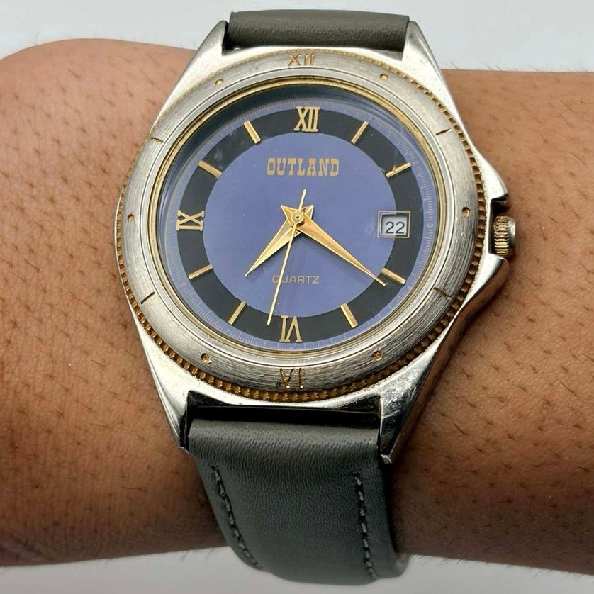 Other Silver & Blue Outland Men’s Watch Size ONE SIZE - 1 Thumbnail