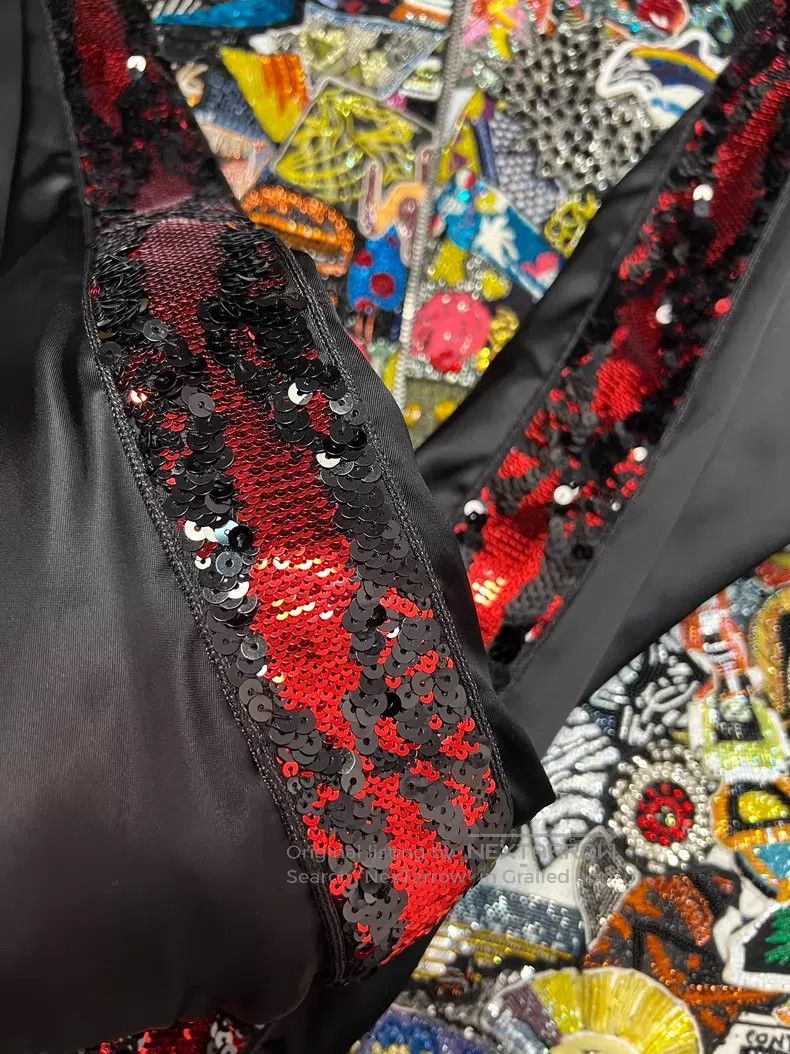 Saint Laurent Paris Saint Laurent Paris Leopard Print Patchwork Heavy Cartoon Size US M / EU 48-50 / 2 - 6 Thumbnail