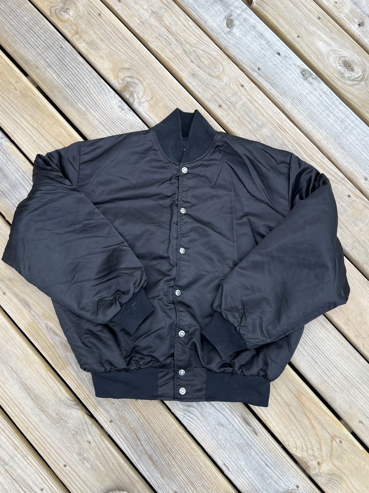 Vintage Vintage 90s Toys For Tots Chicagoland Satin Bomber Jacket Size US L / EU 52-54 / 3 - 2 Thumbnail