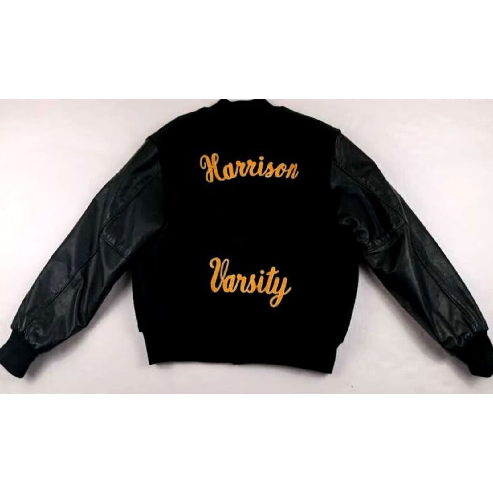 Holloway Holloway Varsity Jacket L Leather Sleeved Dark Green Unisex Adults Size L Green Varsity Jacket Size US L / EU 52-54 / 3 - 6 Thumbnail