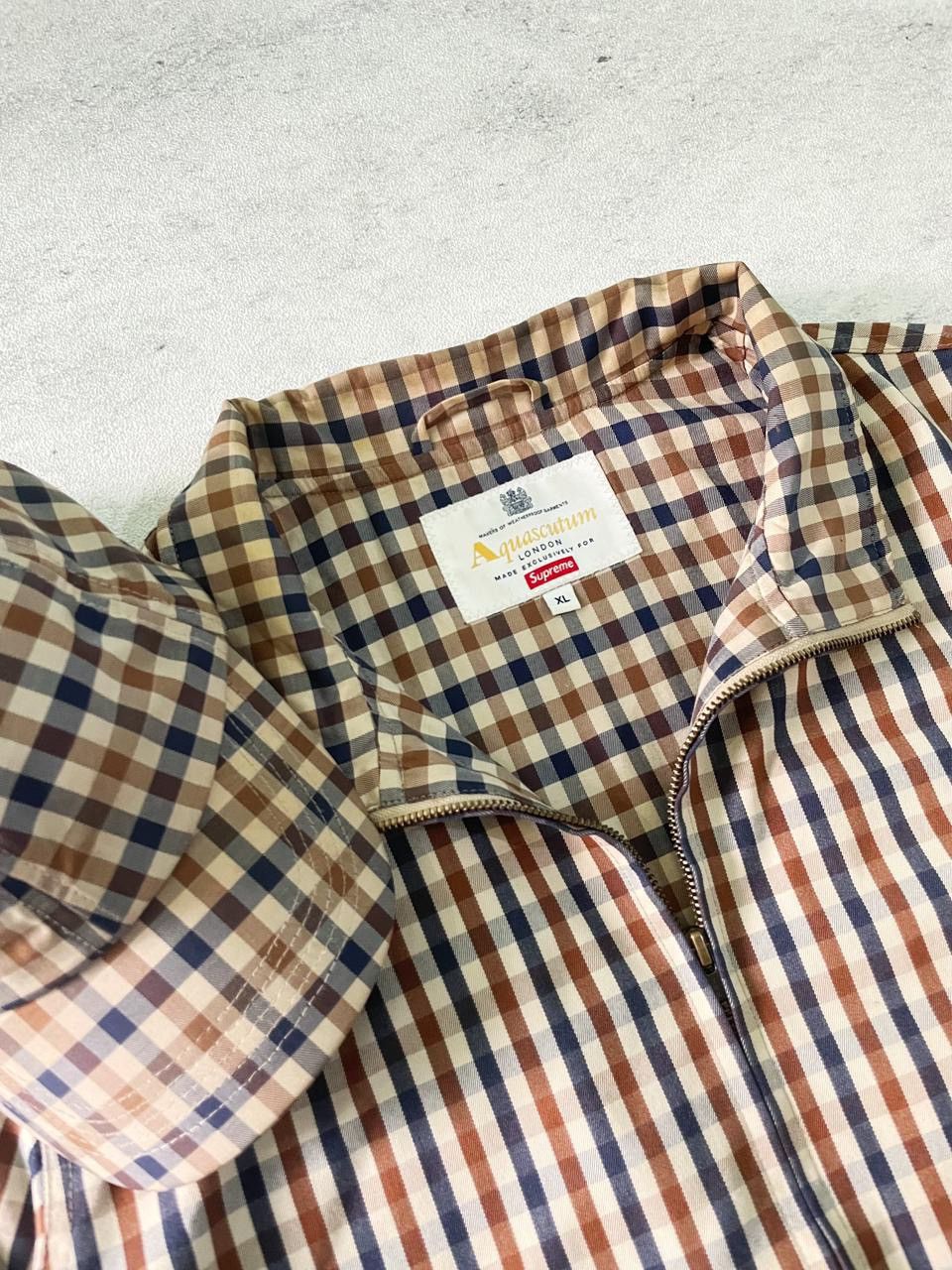 Aquascutum × Supreme Aquascutum x Supreme Rainproof Club Jacket Size US XL / EU 56 / 4 - 5 Thumbnail