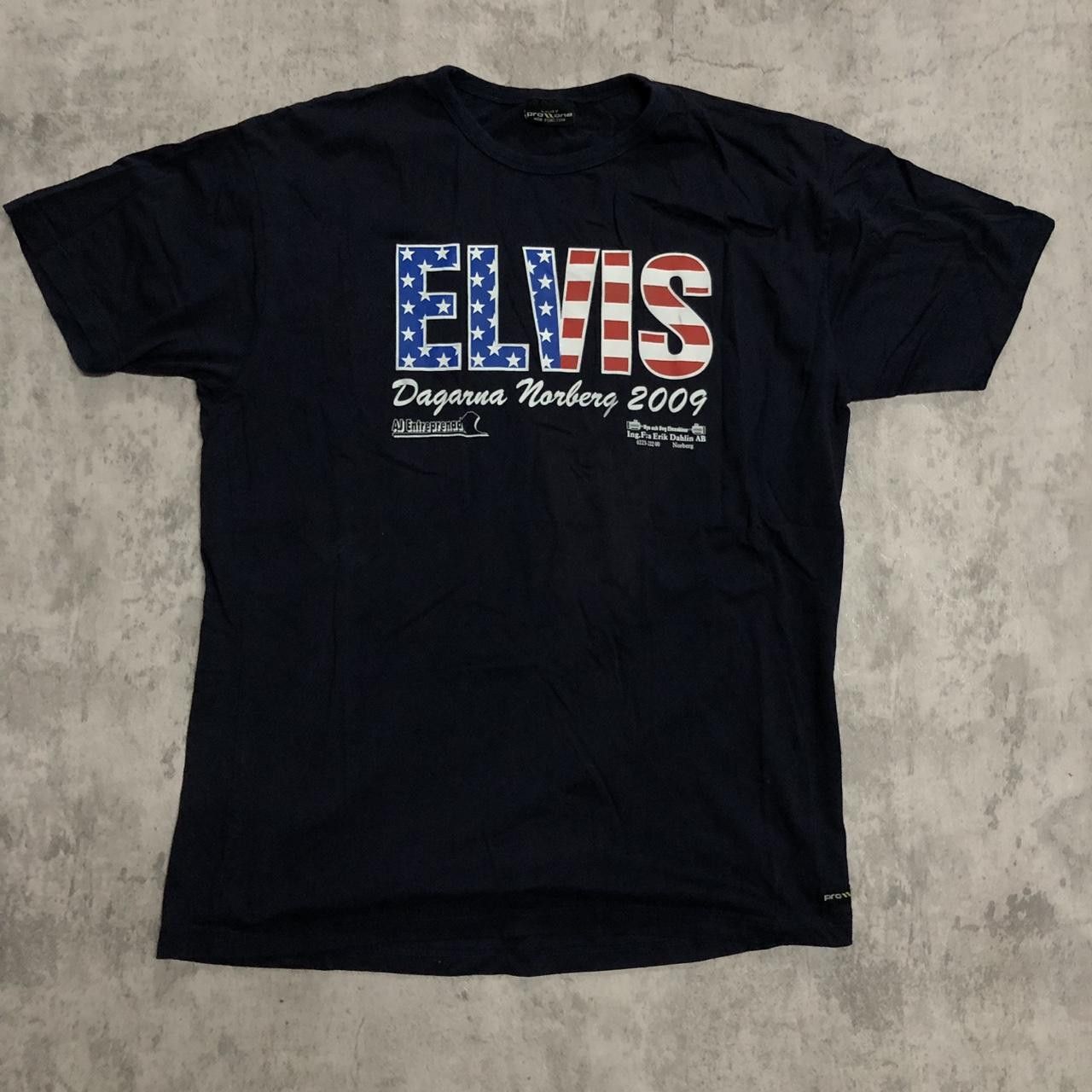 Other Elvis Presley Dagarna Norberg 2009 black cotton t-shirt Size US M / EU 48-50 / 2 - 1 Thumbnail