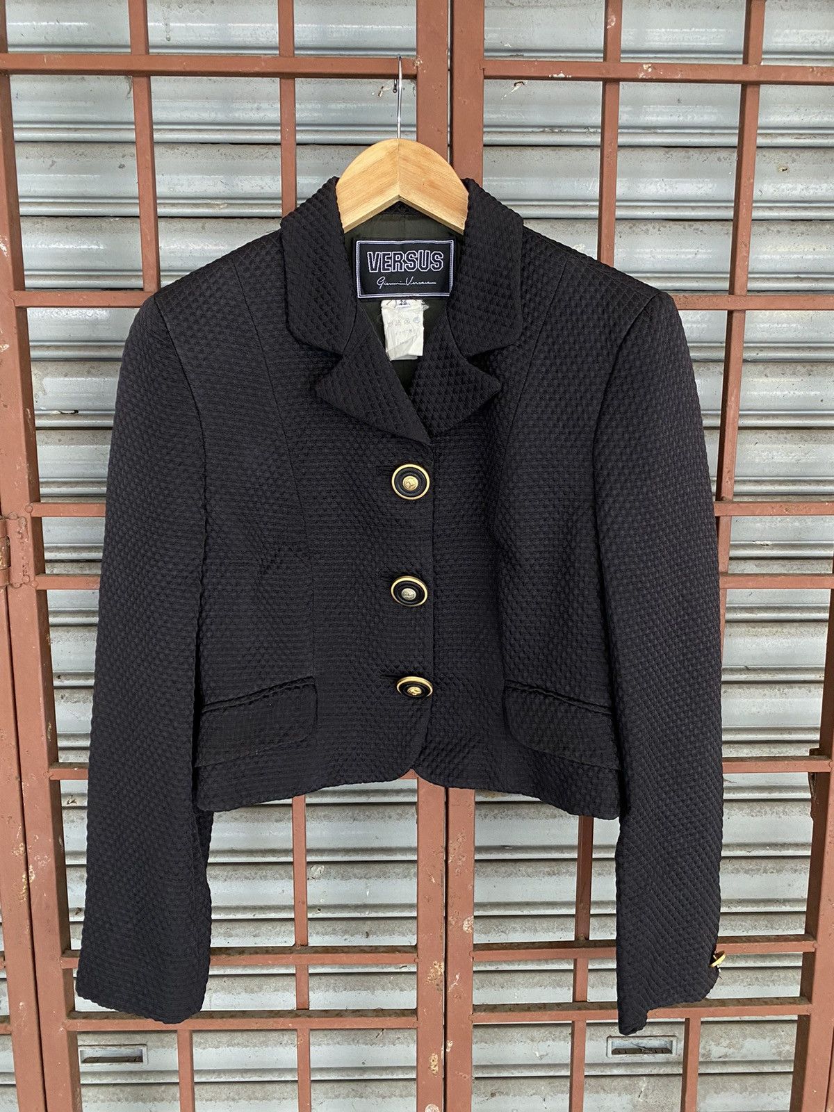 Versus Versace Versus By Gianni Versace Crop Jacket Size S / US 4 / IT 40 - 1 Thumbnail