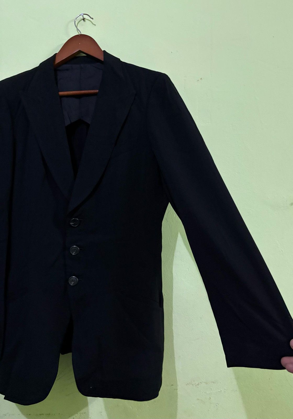 Y's × Yohji Yamamoto Yohji Yamamoto Y’s Rayon Jacket Design Rare Black Fashion Size US M / EU 48-50 / 2 - 3 Thumbnail