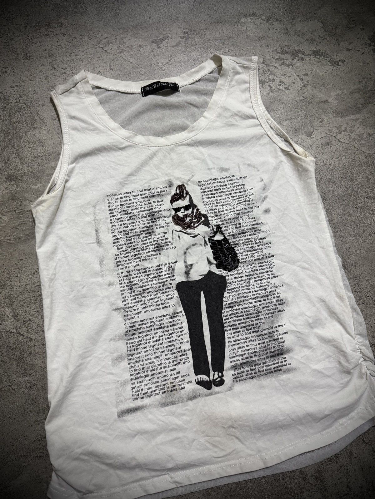 Hysteric Glamour Y2k Hei bai shi jie ifsixwasnine poem tanktop Size S / US 4 / IT 40 - 3 Thumbnail