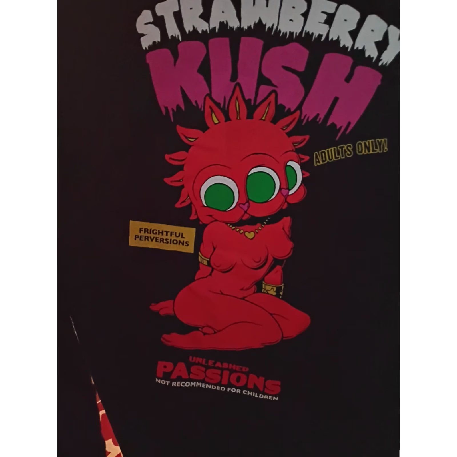 Vintage VINTAGE High Times English Long Sleeve Tee M Strawberry Kush Adults Only Crazy Promo Size US M / EU 48-50 / 2 - 4 Thumbnail