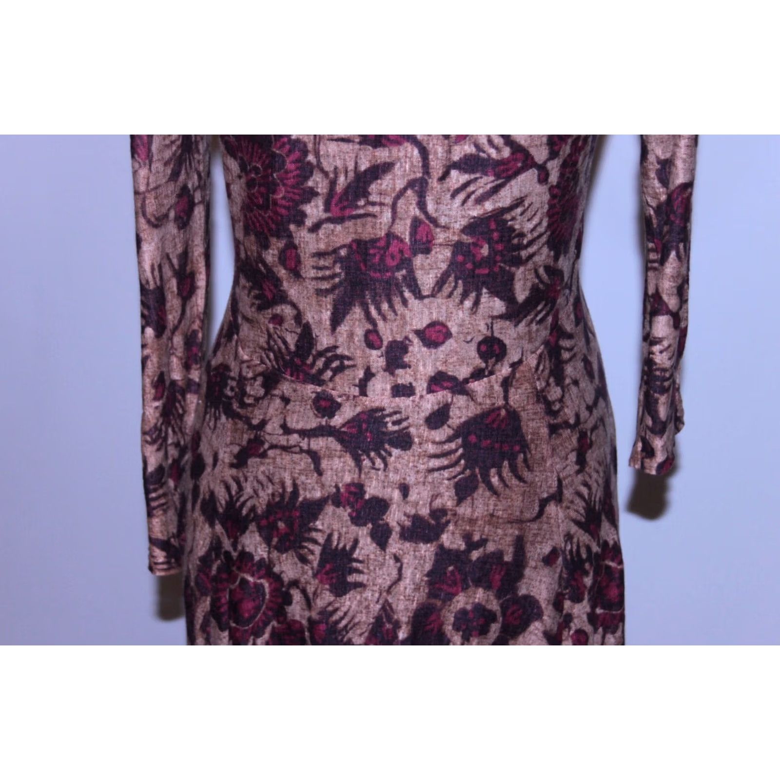 Ralph Lauren Ralph Lauren womens Dress 100% Linen Midi A-Line Multicoloured M Size M / US 6-8 / IT 42-44 - 6 Thumbnail