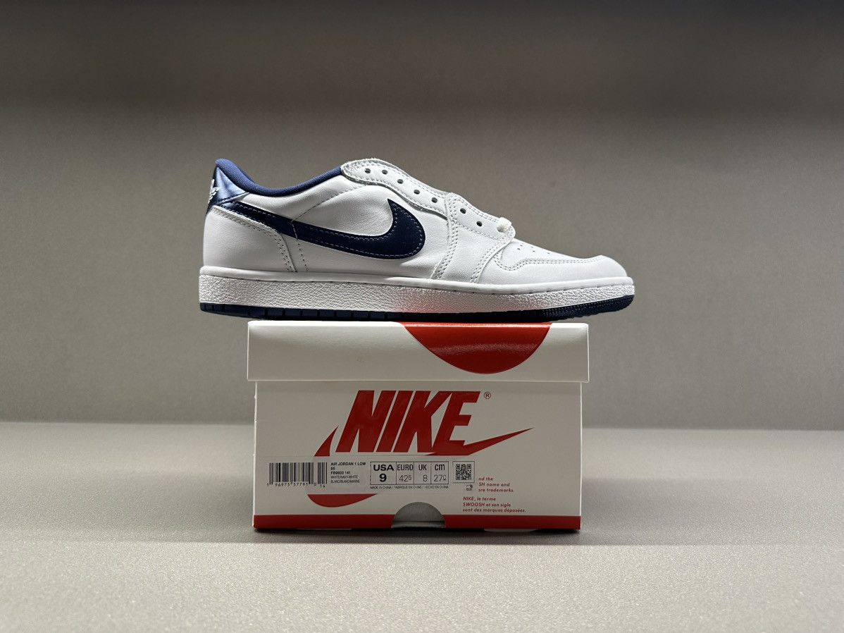 Jordan Brand Jordan 1 Retro Low ‘85 Metallic Blue Size US 9 / EU 42 - 3 Thumbnail