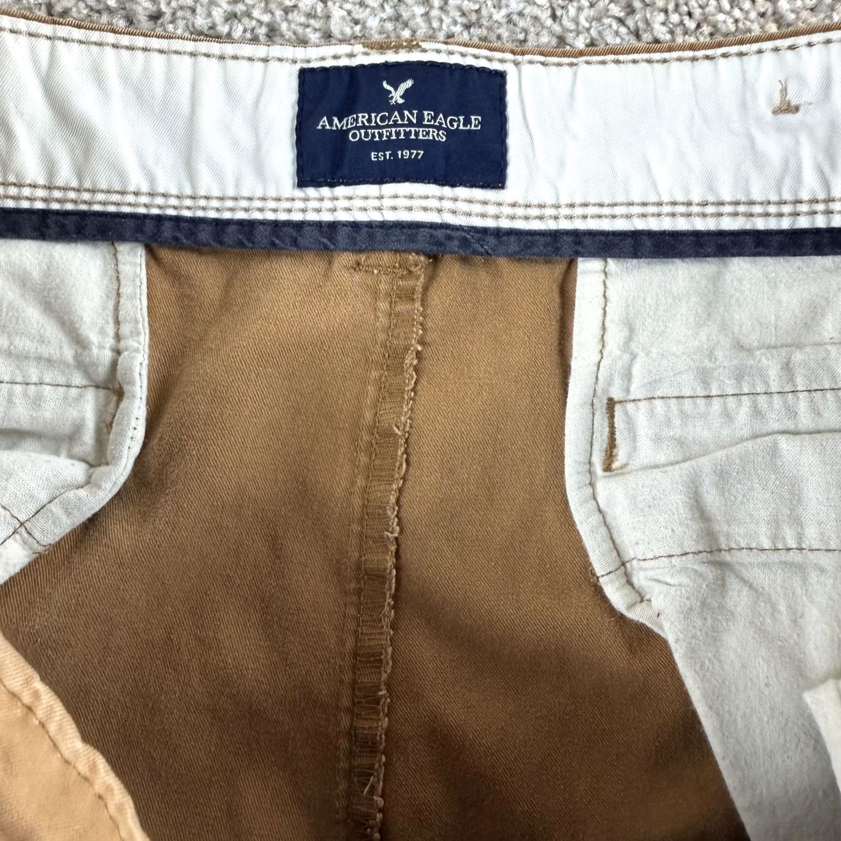 American Eagle Outfitters American Eagle Outfitters Pants Mens 36x30 Brown Chino Straight Casual Size US 36 / EU 52 - 4 Thumbnail