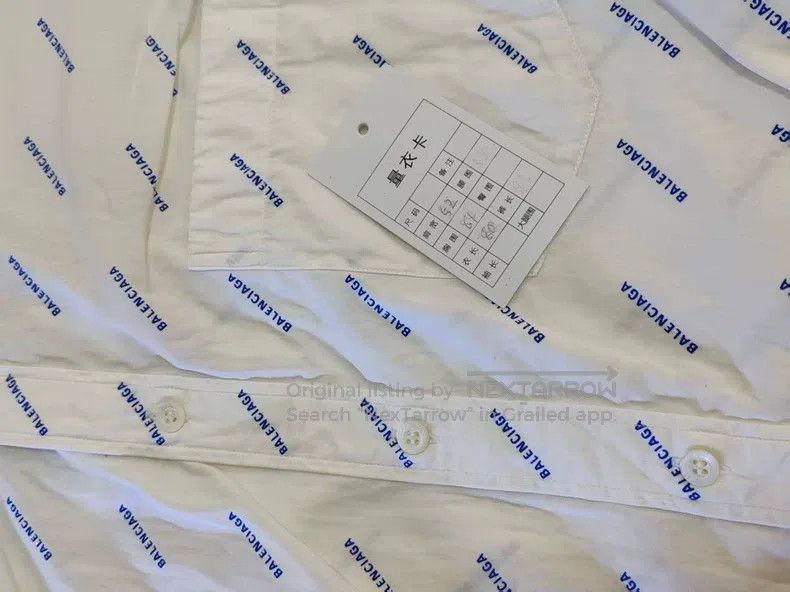 Balenciaga Balenciaga size 38 Full-print shirt short-sleeve Size S / US 4 / IT 40 - 5 Thumbnail