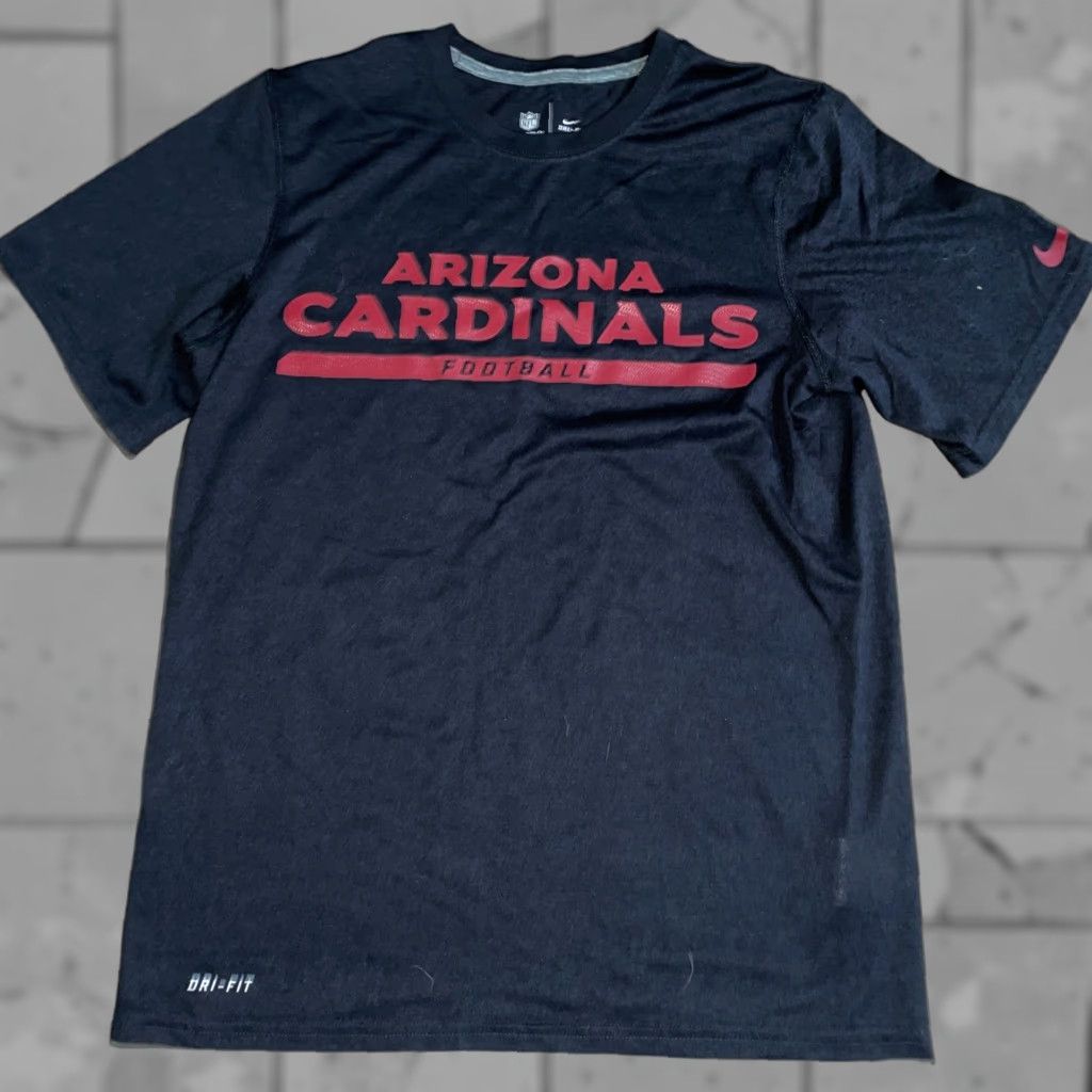 Nike Nike Dri-fit NFL AZ Cardinals black performance Tee Mens S Size US S / EU 44-46 / 1 - 1 Thumbnail