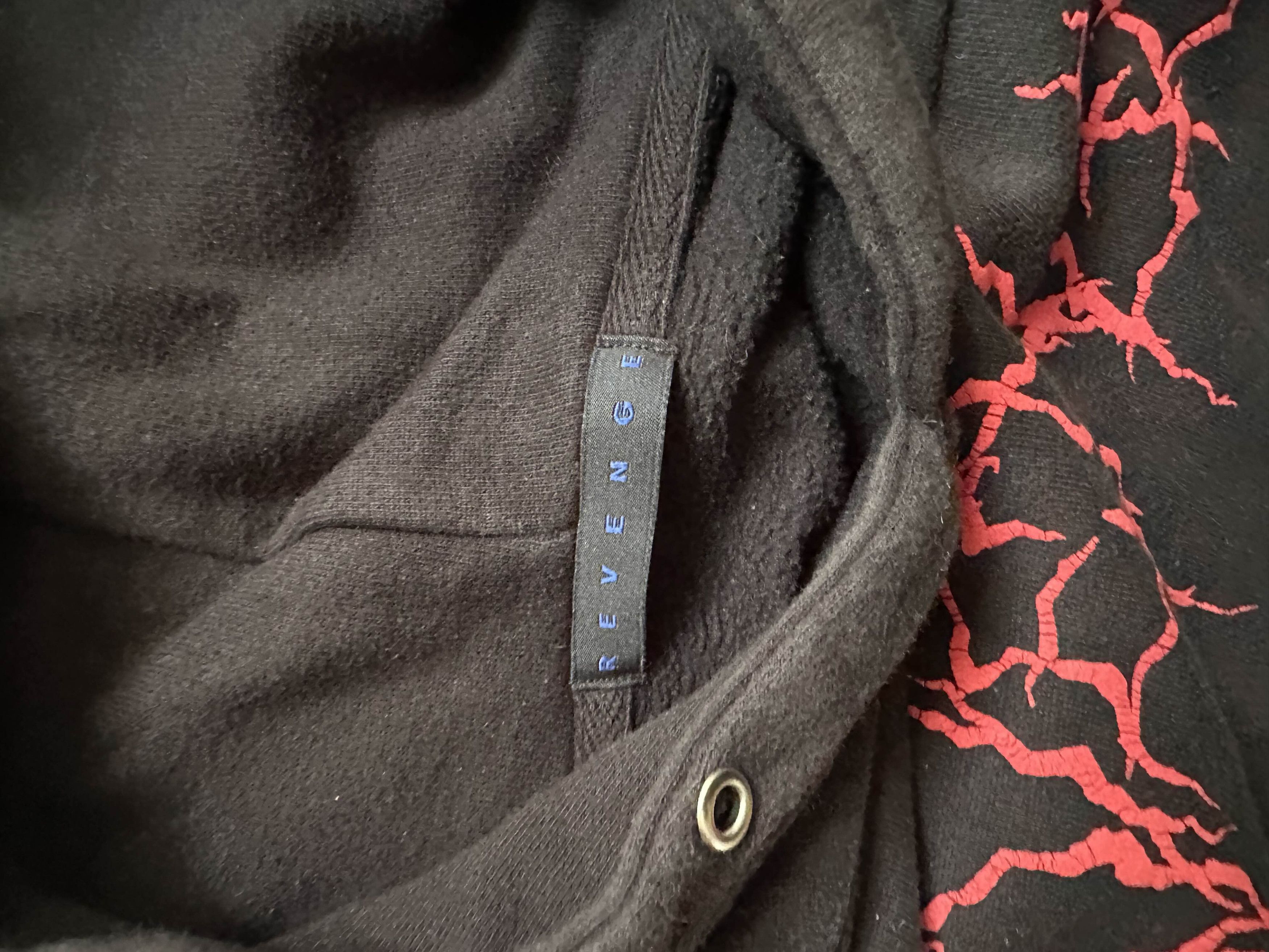 Revenge Black/Red Revenge Archive Hoodie Size US S / EU 44-46 / 1 - 4 Thumbnail