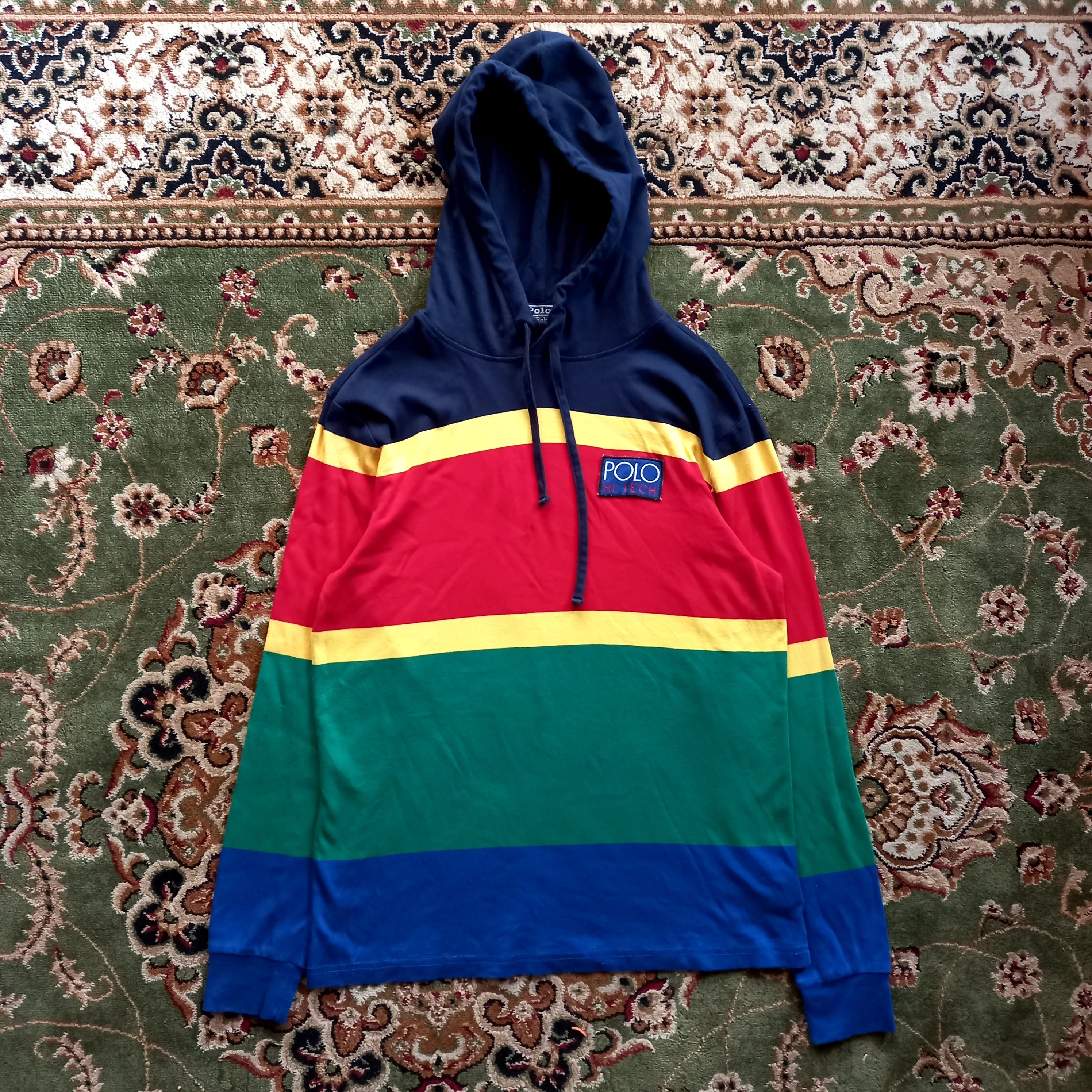 Polo Ralph Lauren Polo Ralph Lauren Hi Tech Colorblocked Long Sleeve Hoodie Size US M / EU 48-50 / 2 - 1 Thumbnail