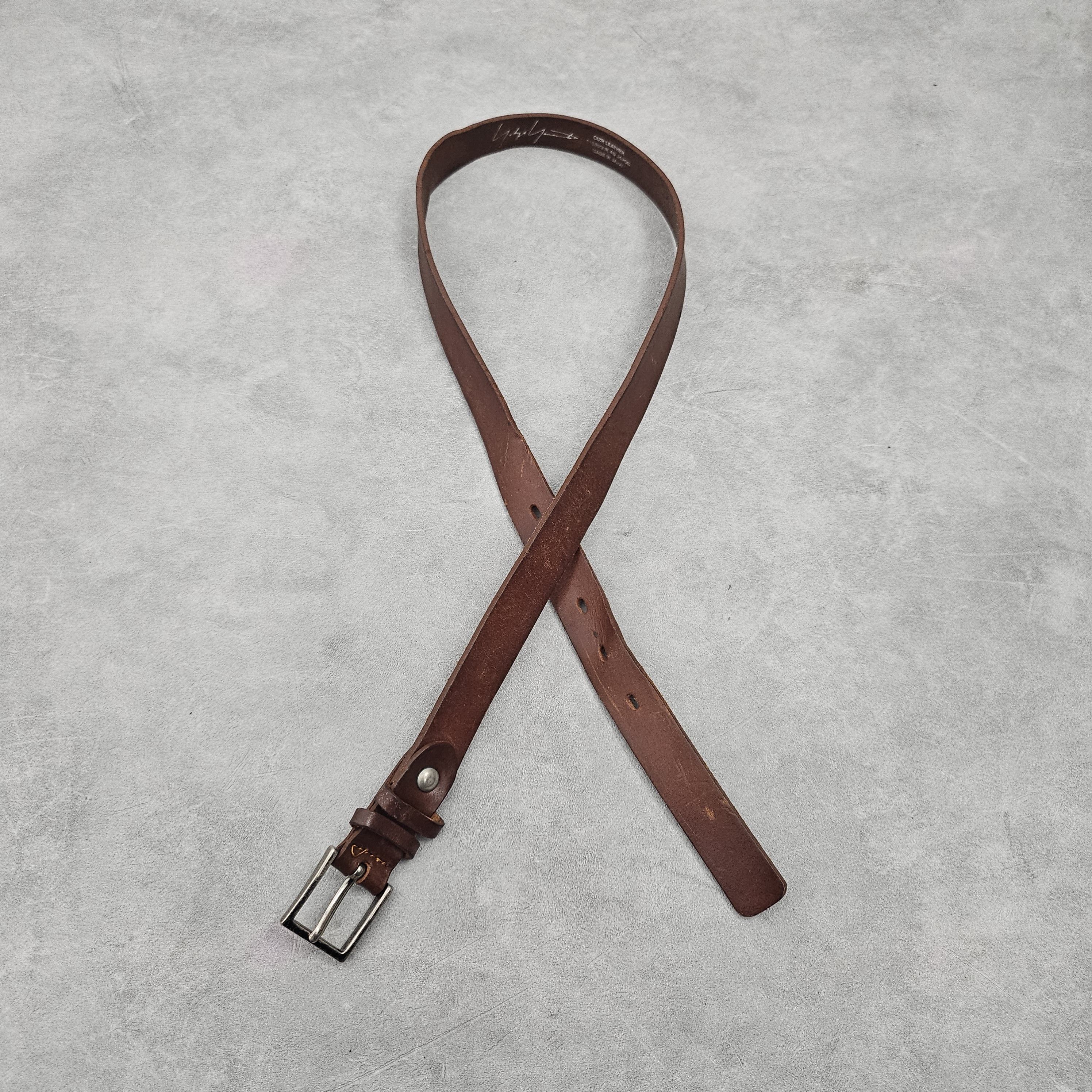 Yohji Yamamoto Yohji Yamamoto casual leather belt Size ONE SIZE - 1 Thumbnail