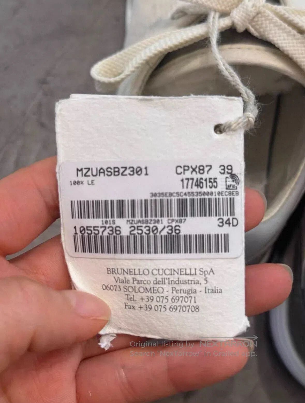 Brunello Cucinelli Brunello Cucinelli Men's Retro Sneakers. Size US 6 / EU 39 - 9 Thumbnail