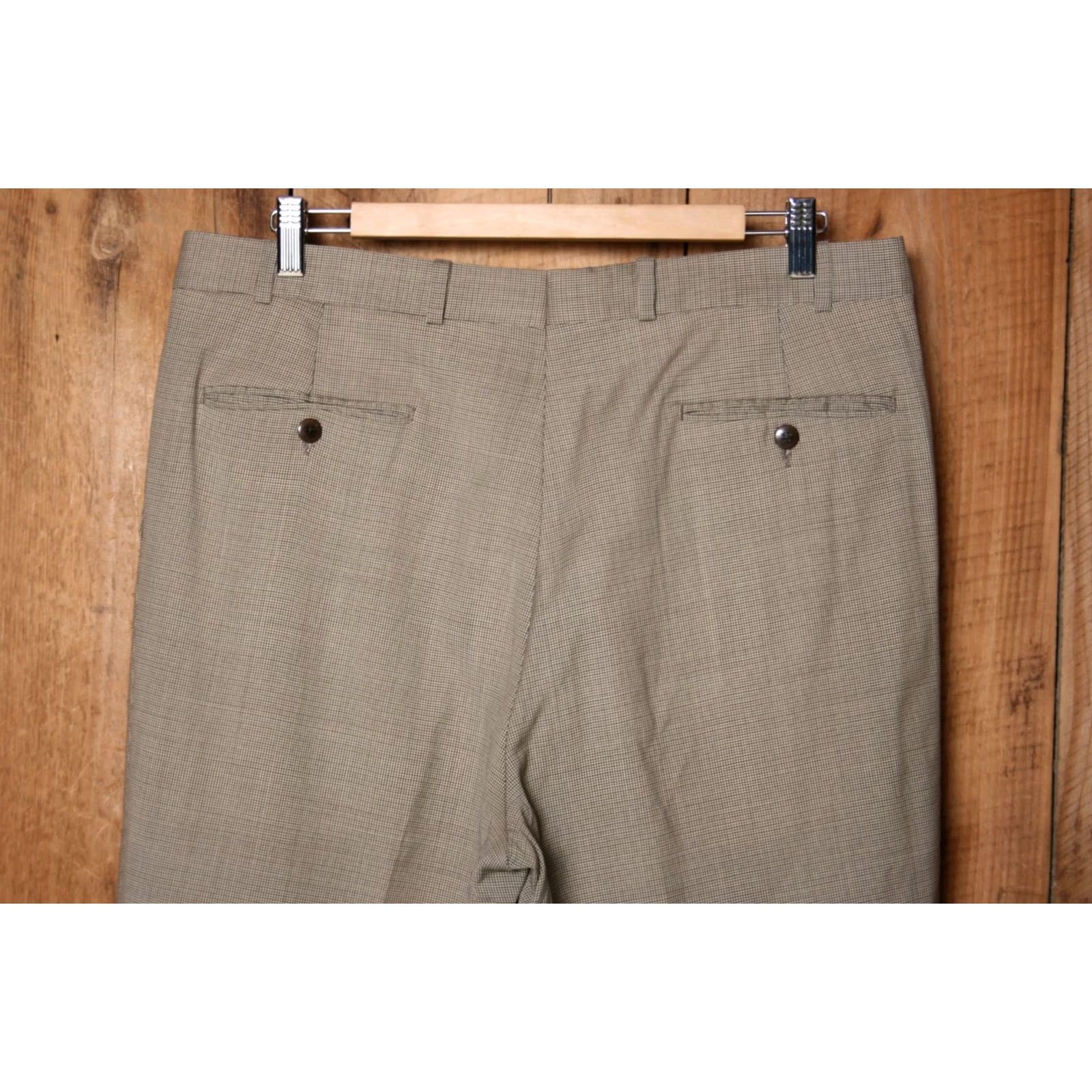 Ralph Lauren Ralph Lauren Polo University Dress Slacks Wool & Cashmere Houndstooth Zip W35 L32 Multicolor Dress Pants Mens 120's Raised Rise 12" Inseam 32" Size US S / EU 44-46 / 1 - 4 Thumbnail